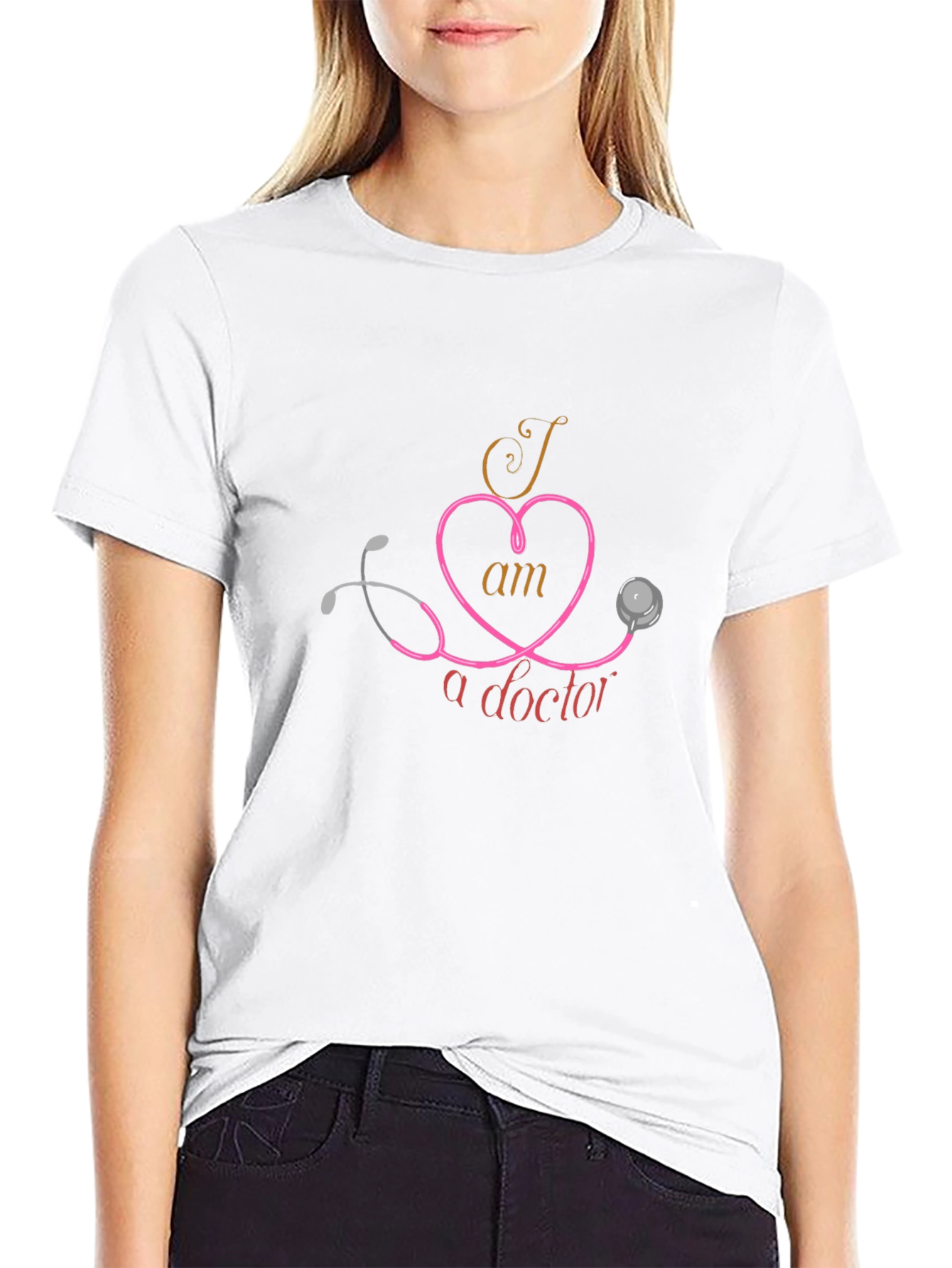 Doctor Stethoscope Heart Tee