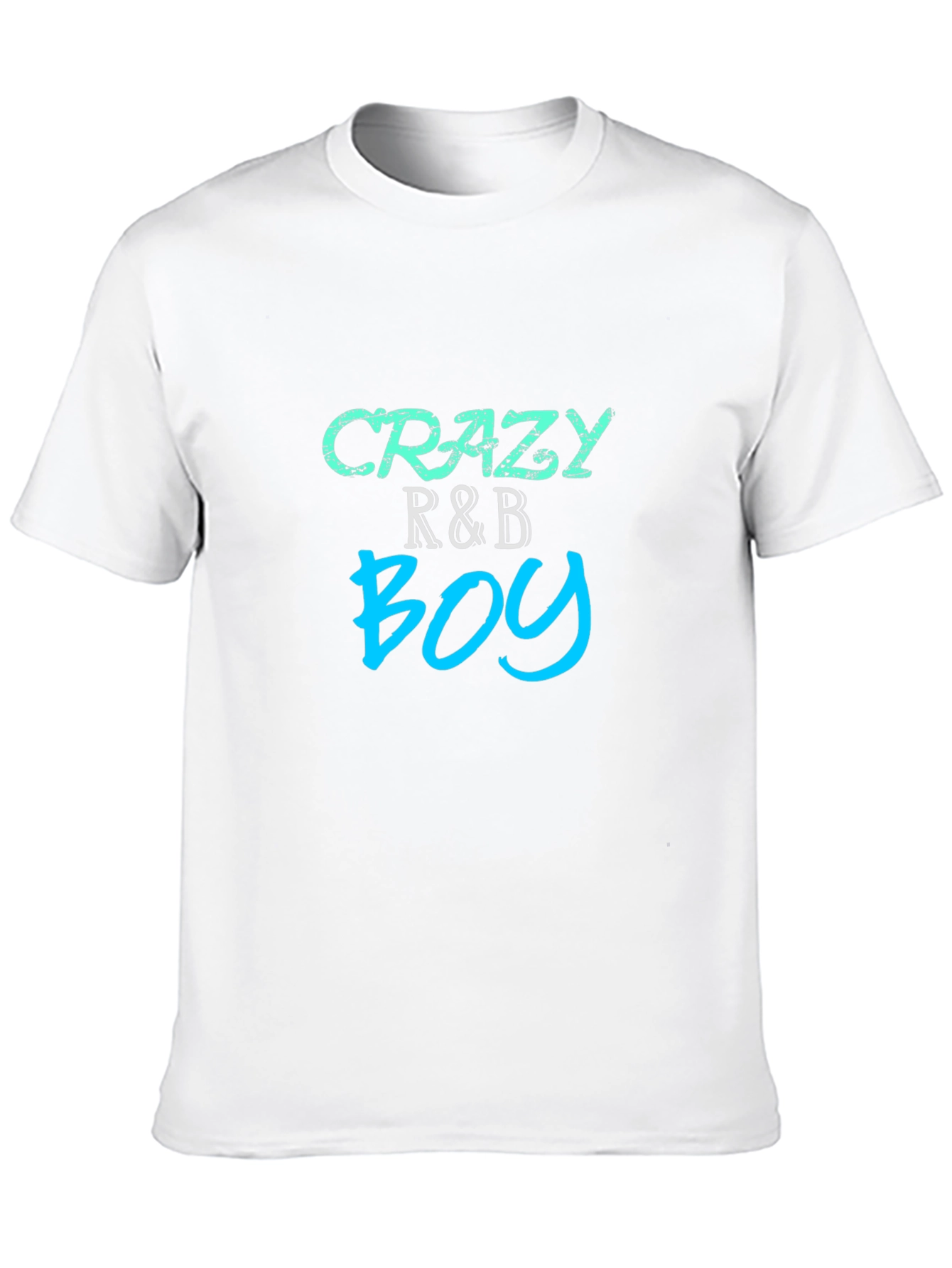 Crazy R&B Boy Black Graphic T-Shirt