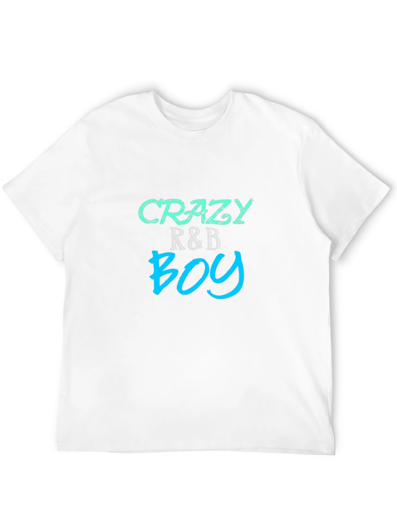 Crazy R&B Boy Black Graphic T-Shirt