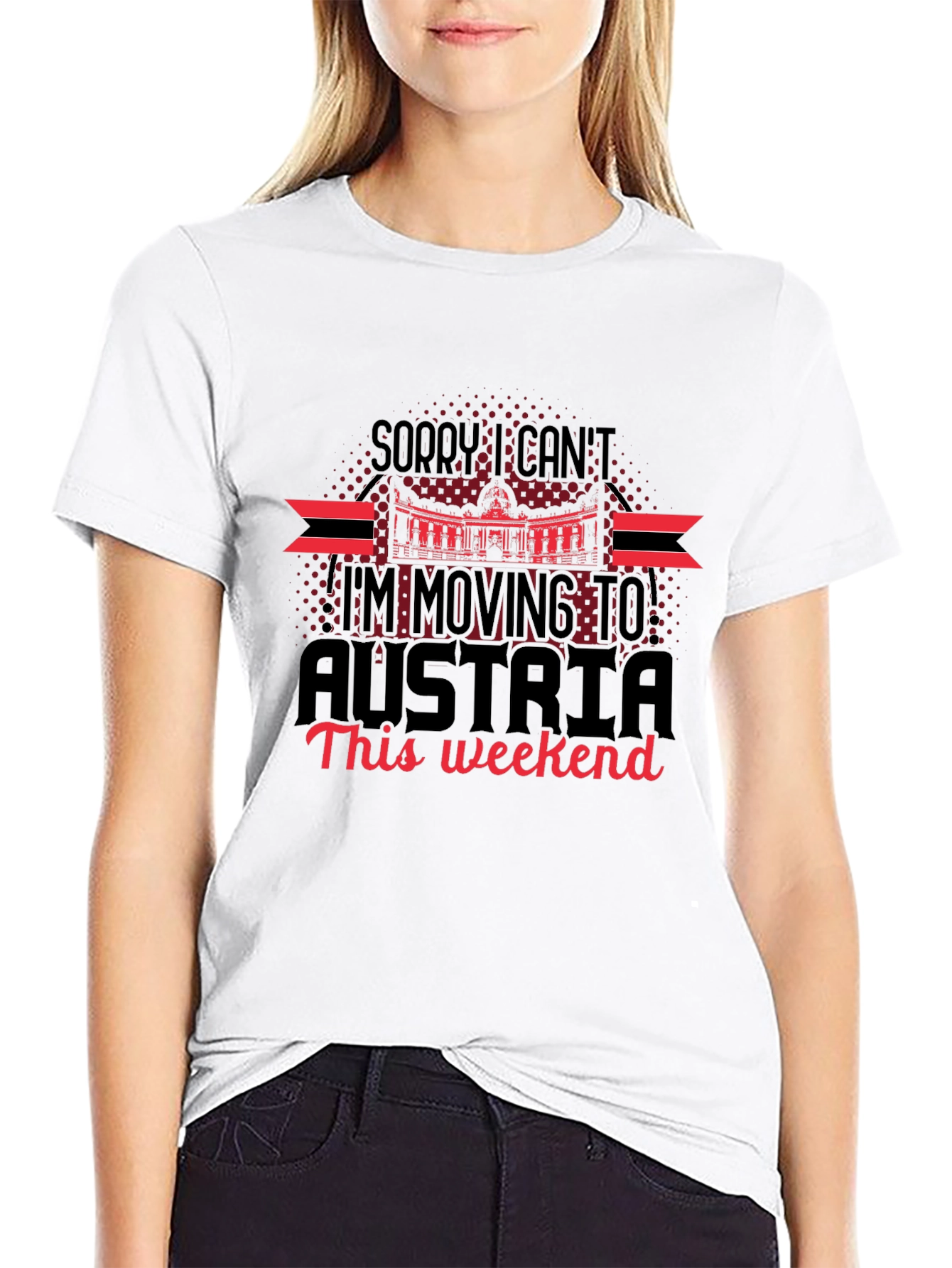 Moving to Austria T-Shirt | Humorous Graphic Tee