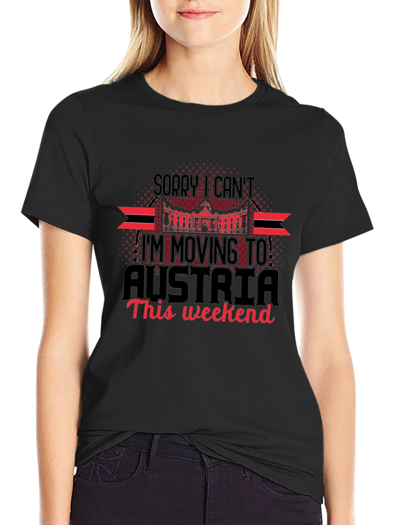 Moving to Austria T-Shirt | Humorous Graphic Tee