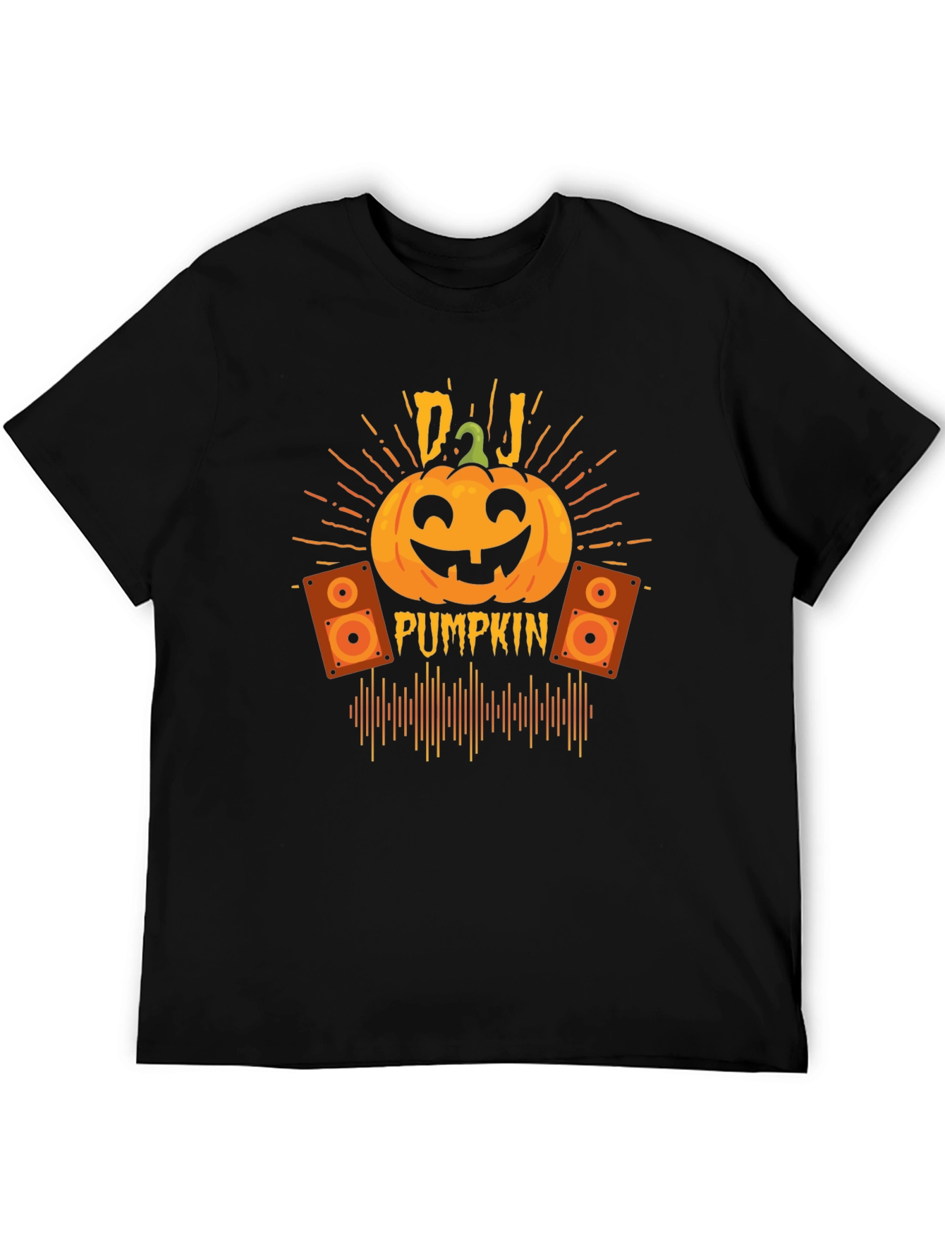 DJ Pumpkin Halloween T-Shirt