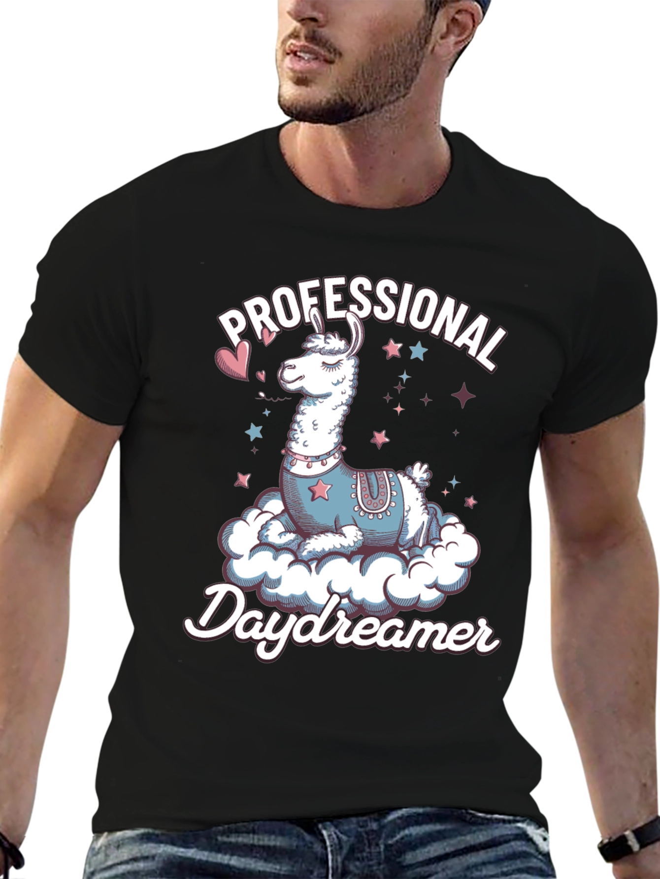 Professional Daydreamer Llama Graphic Tee