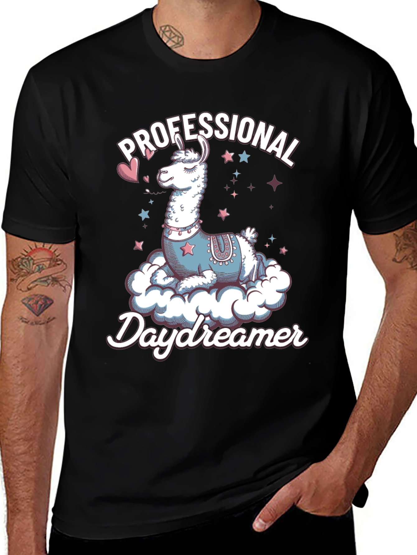 Professional Daydreamer Llama Graphic Tee