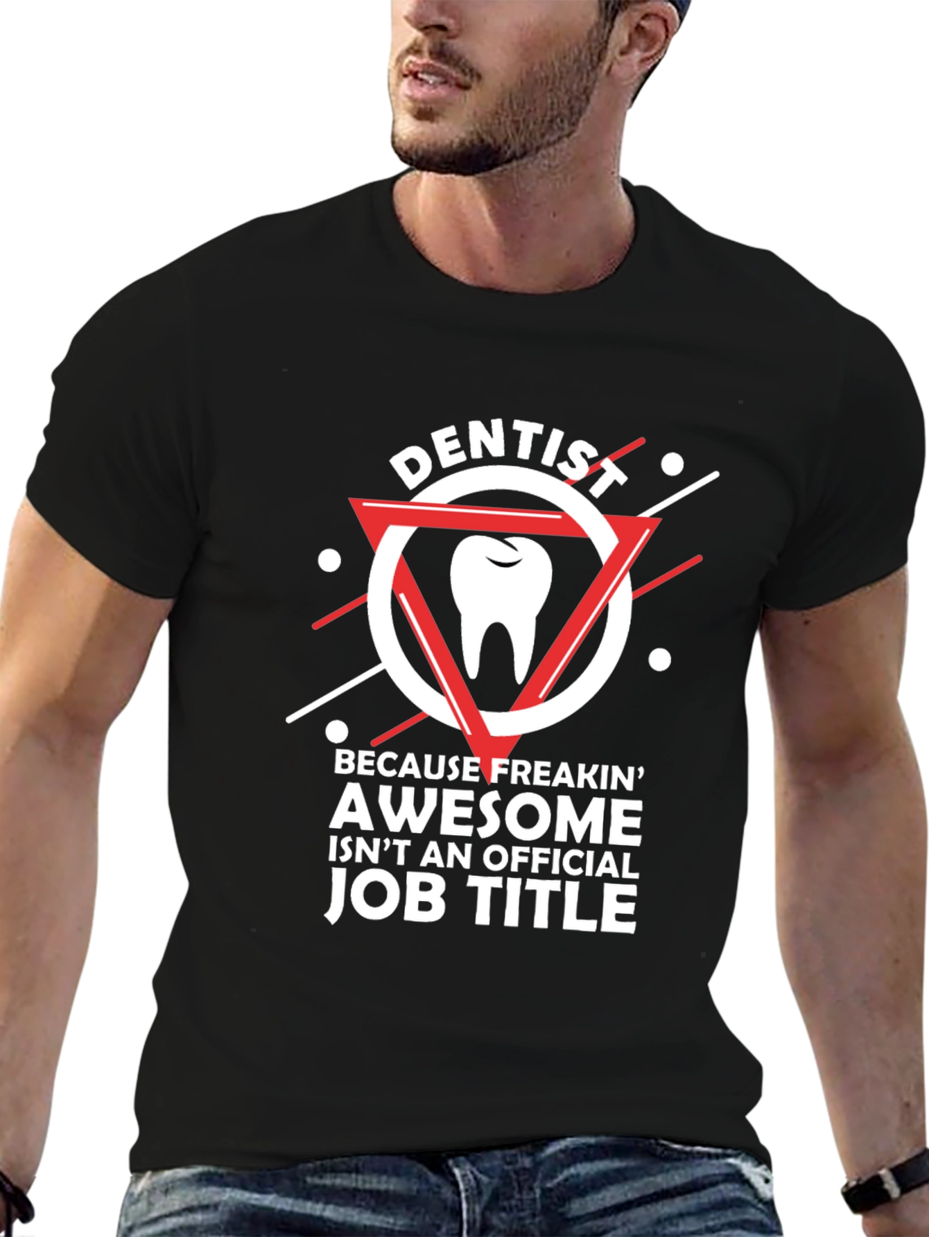 Dentist Awesome Job Title T-Shirt