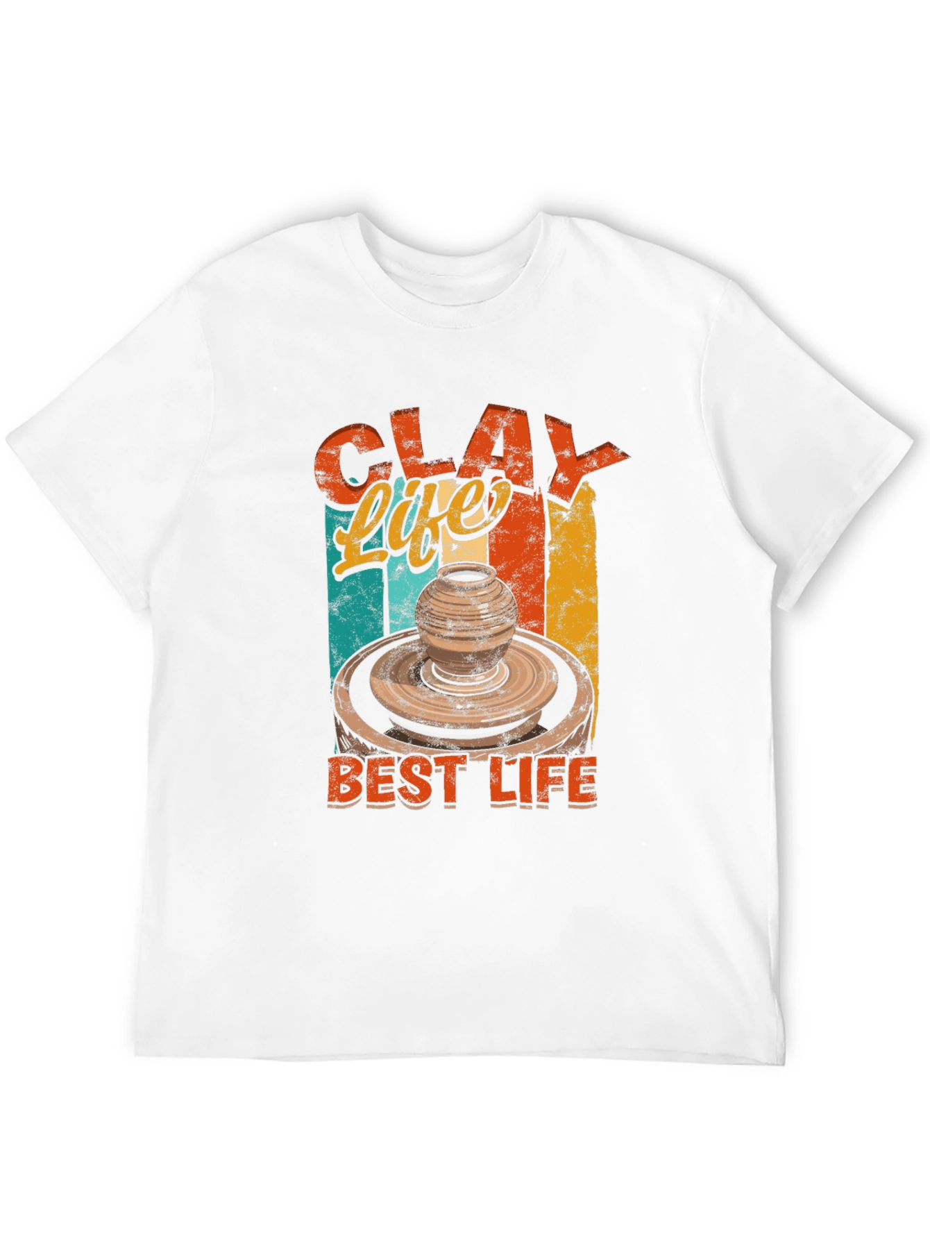 Clay Life Best Life T-Shirt Pottery Lover Gift Tee