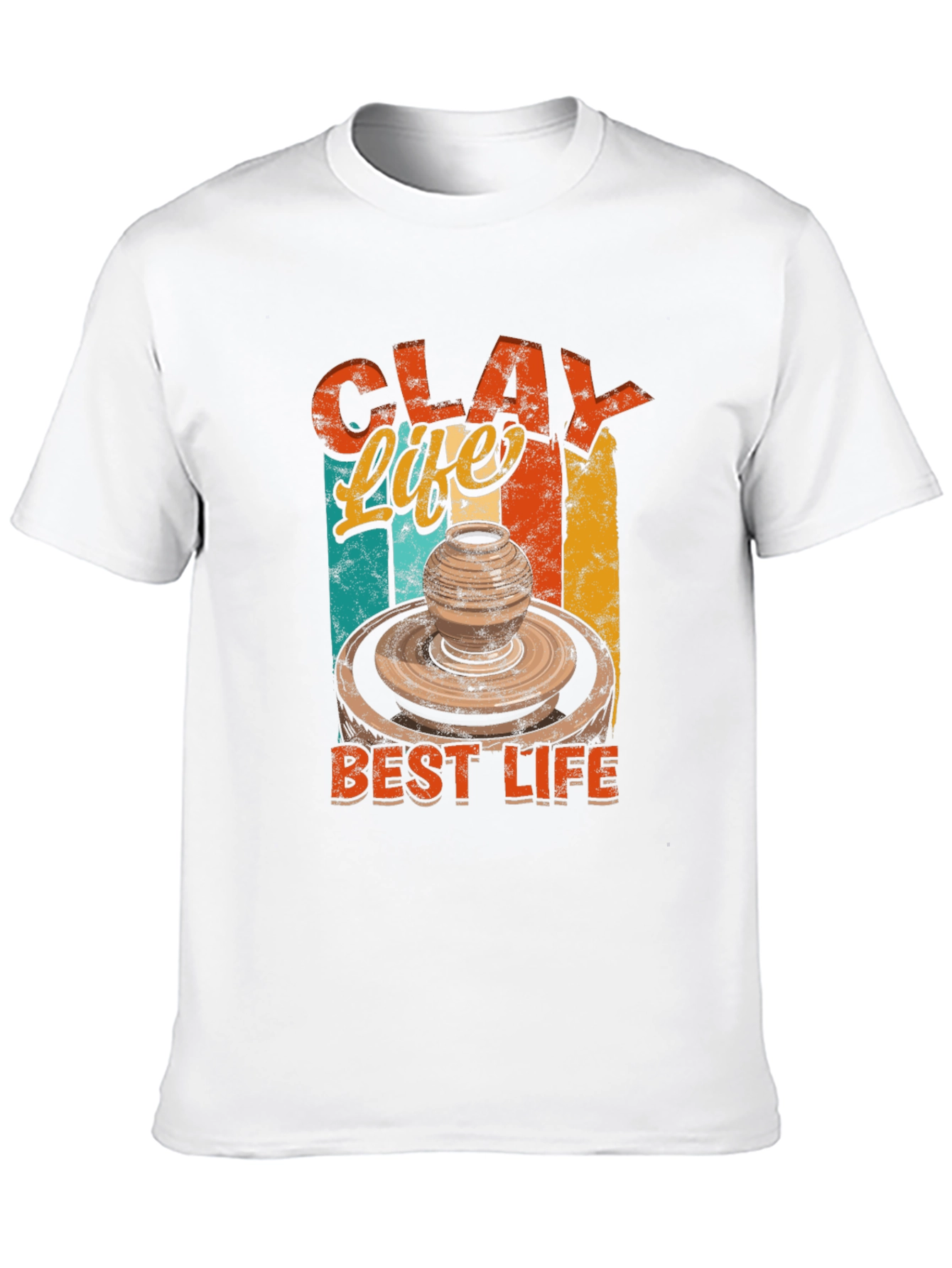 Clay Life Best Life T-Shirt Pottery Lover Gift Tee