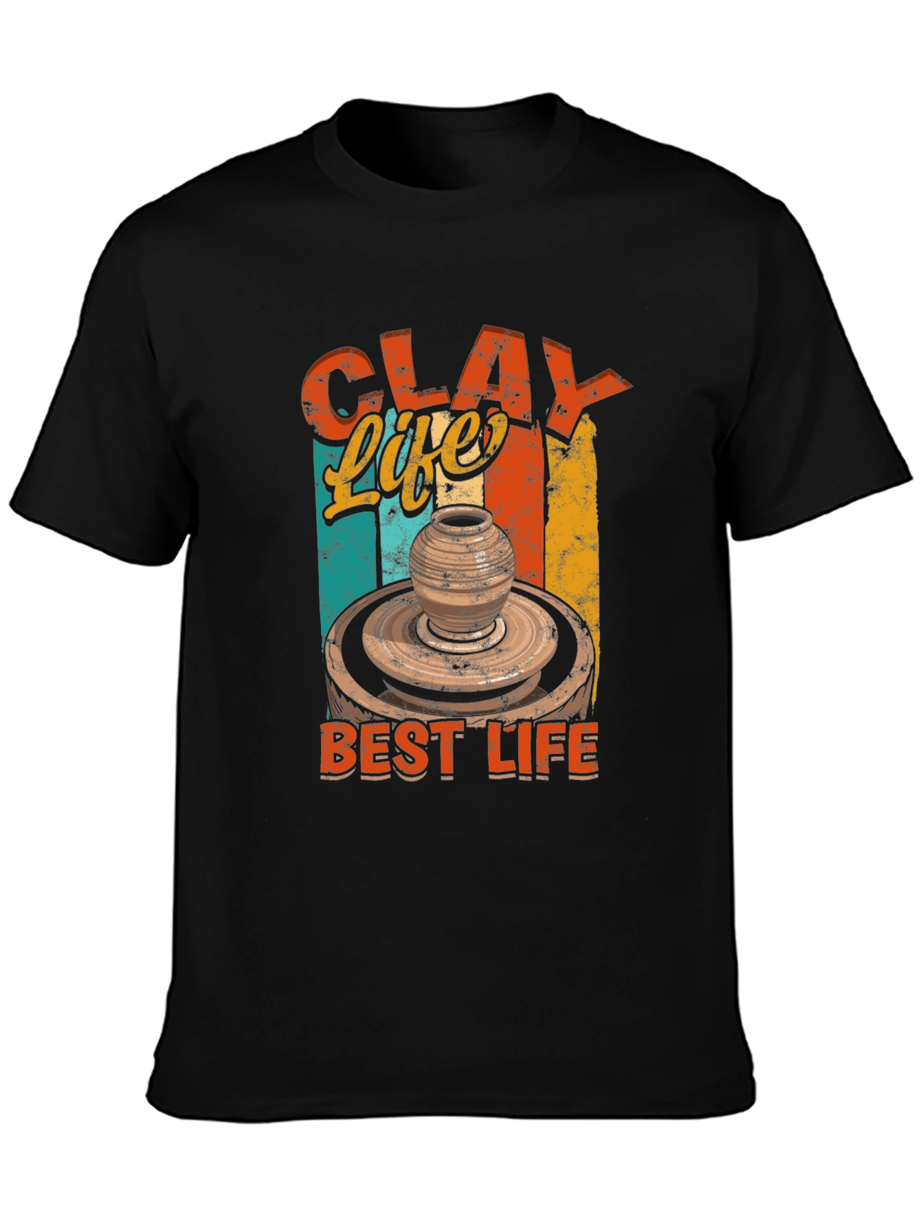 Clay Life Best Life T-Shirt Pottery Lover Gift Tee