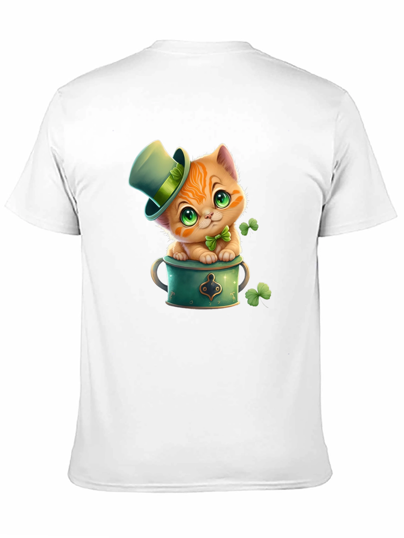 Lucky Cat St. Patricks Day T-Shirt