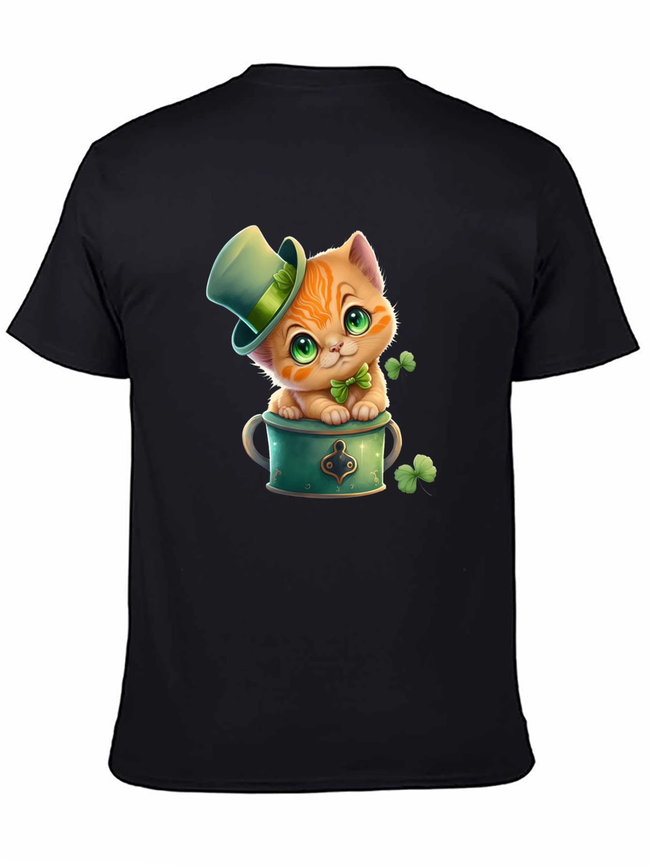 Lucky Cat St. Patricks Day T-Shirt
