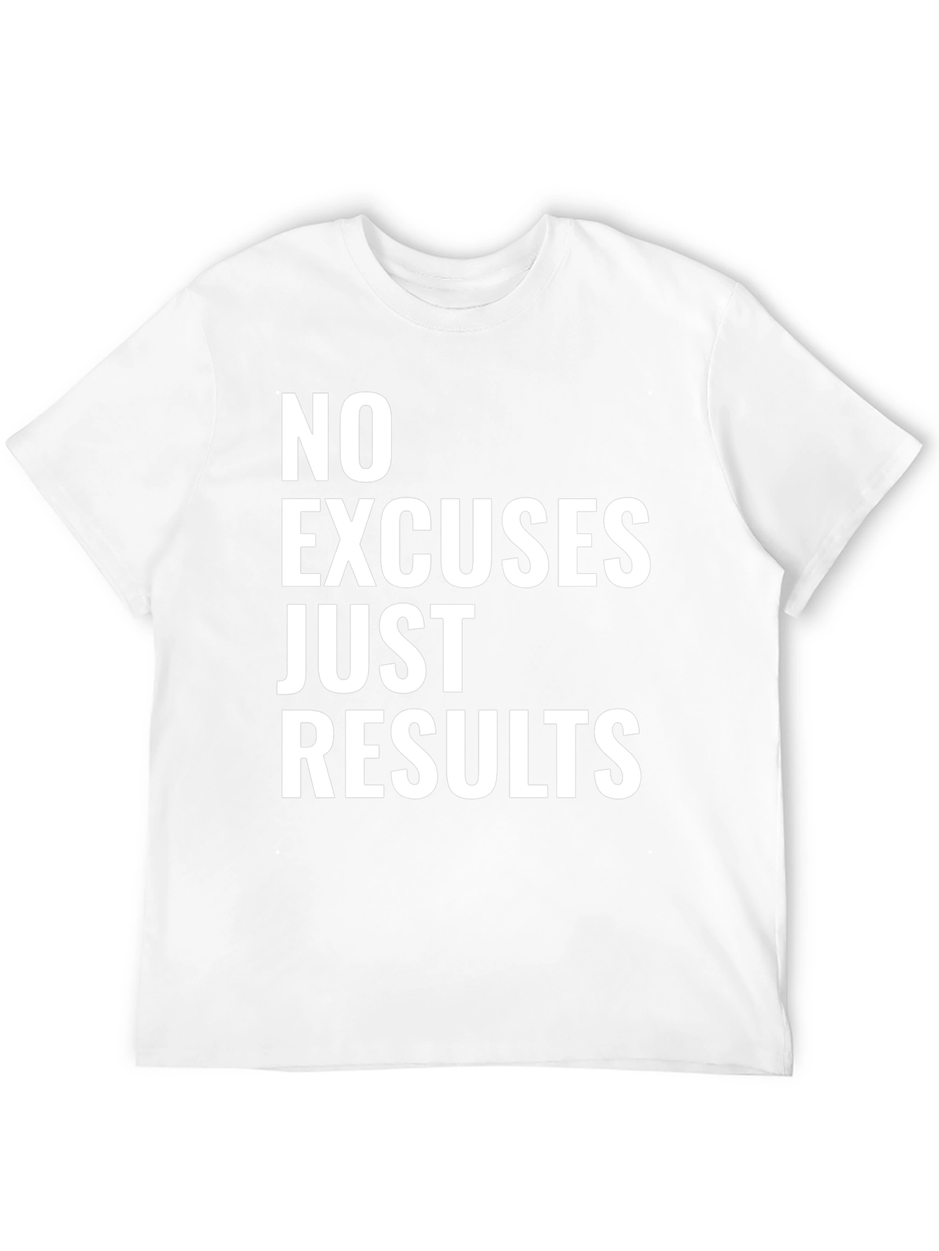 No Excuses Just Results Graphic Tee