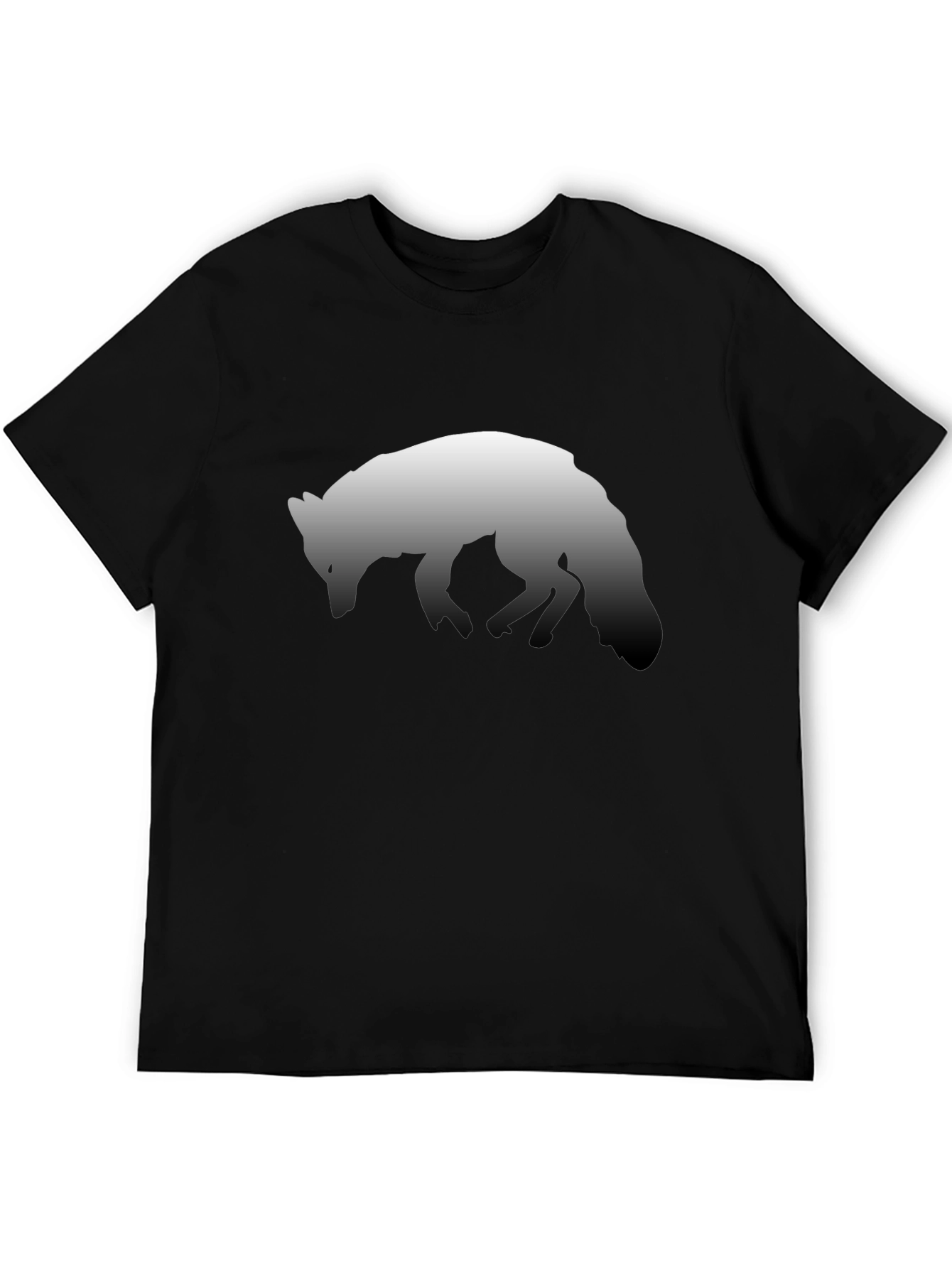 Fox Graphic Black T-Shirt | Soft Cotton Blend
