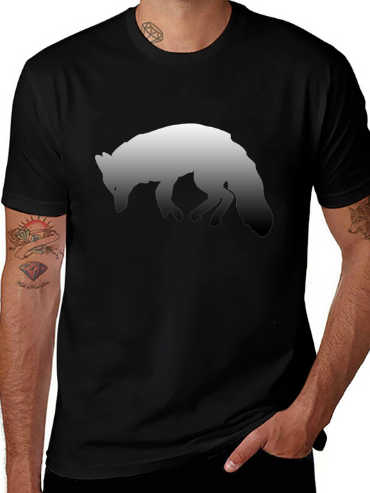 Fox Graphic Black T-Shirt | Soft Cotton Blend