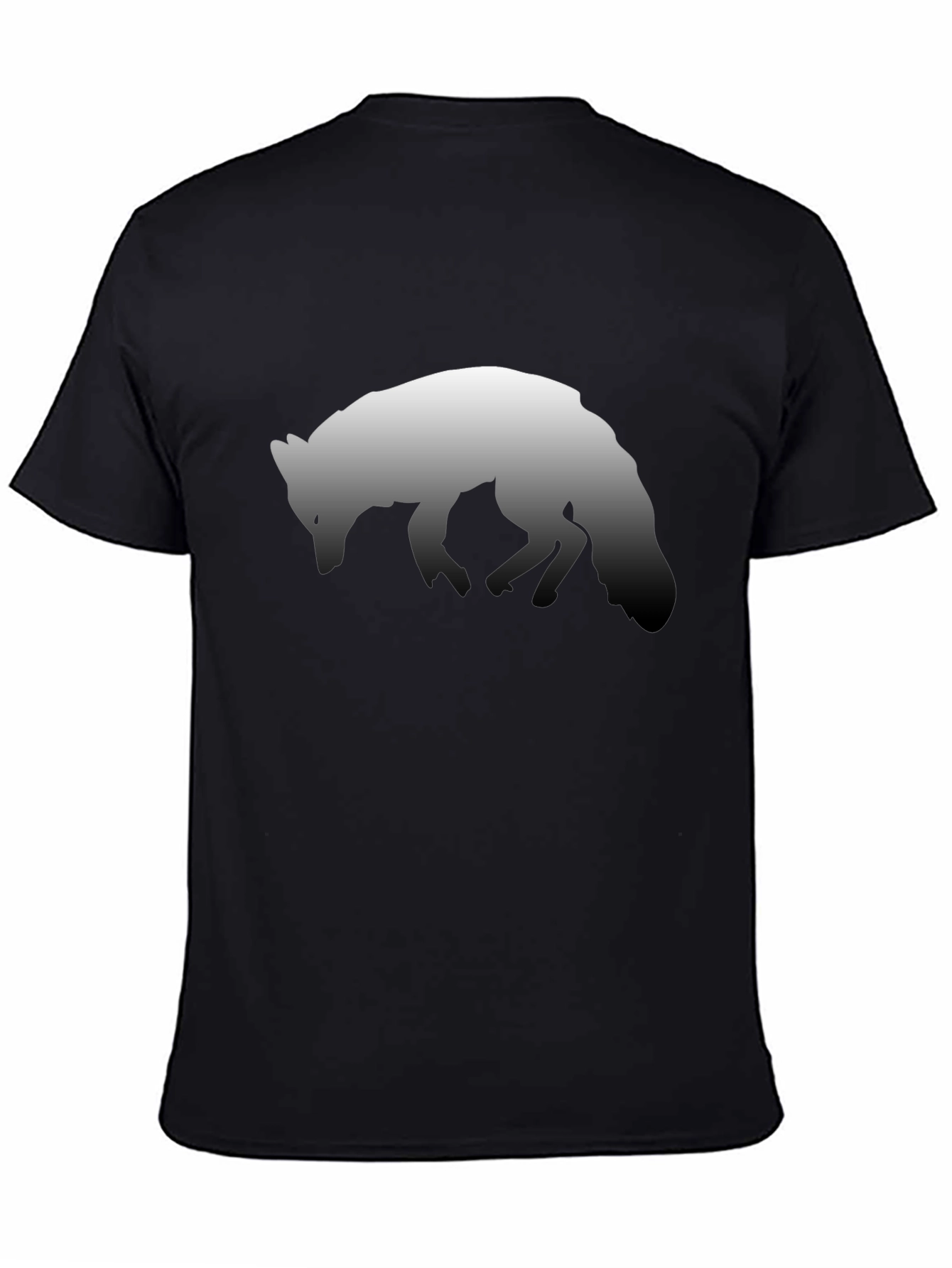 Fox Graphic Black T-Shirt | Soft Cotton Blend