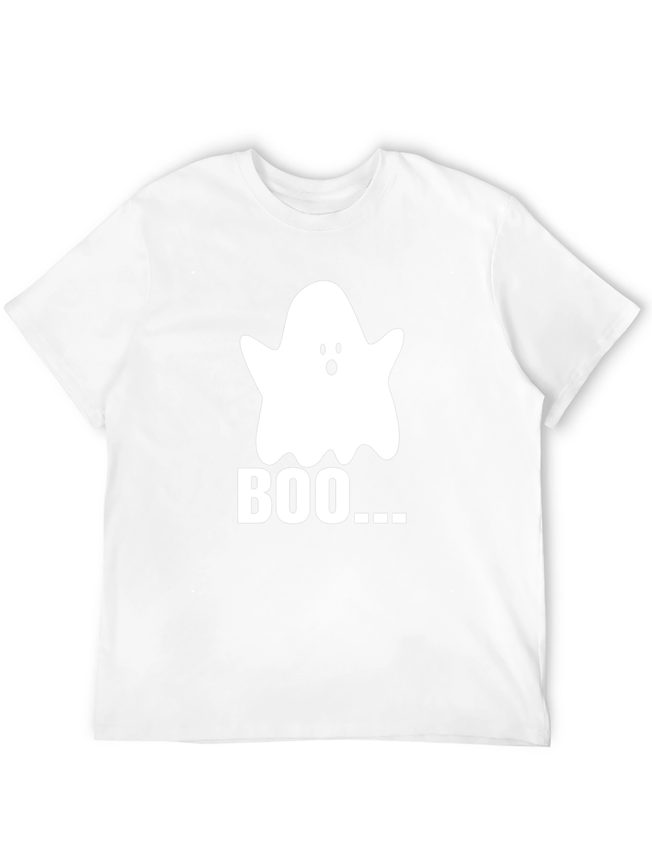 Boo Ghost Graphic Tee - Halloween Shirt