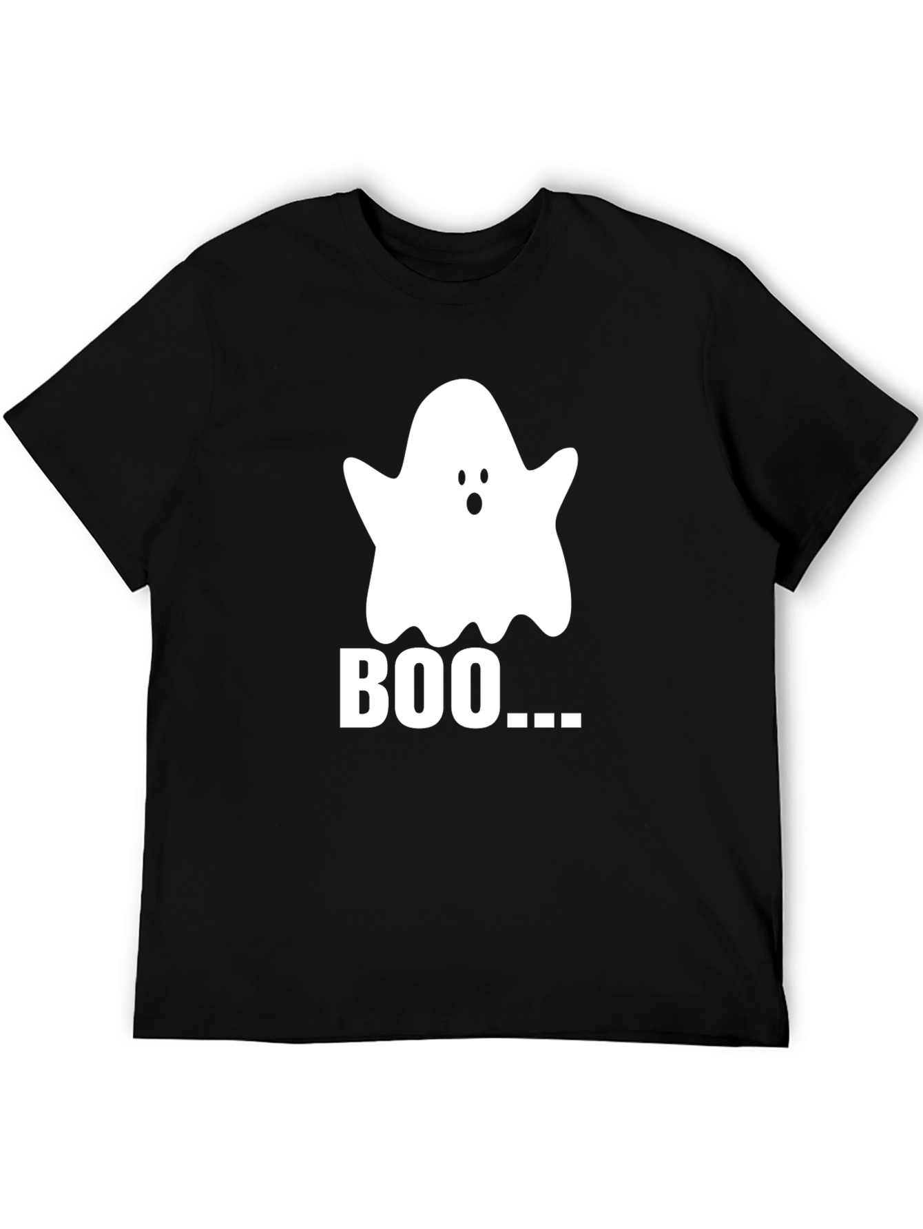 Boo Ghost Graphic Tee - Halloween Shirt