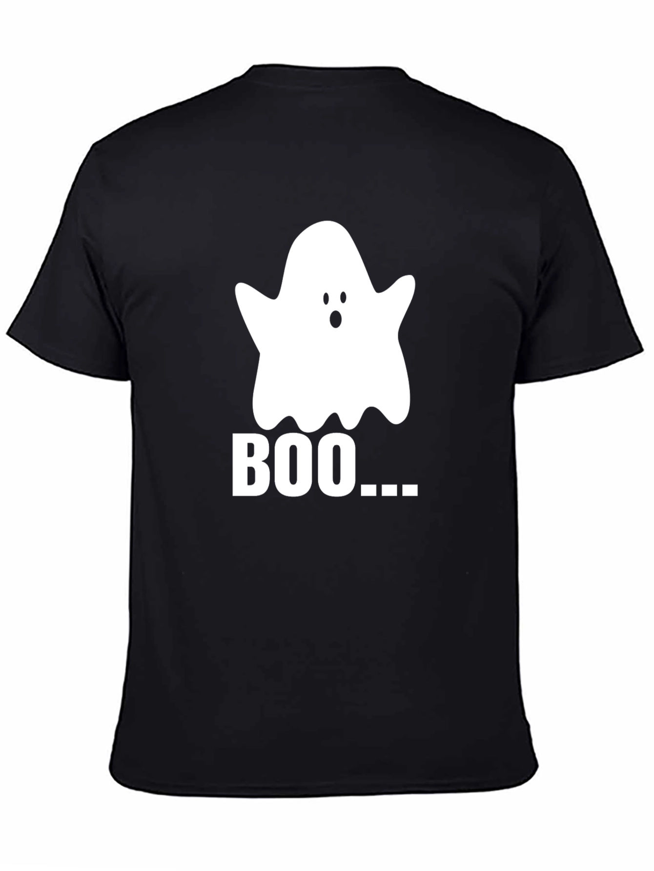 Boo Ghost Graphic Tee - Halloween Shirt