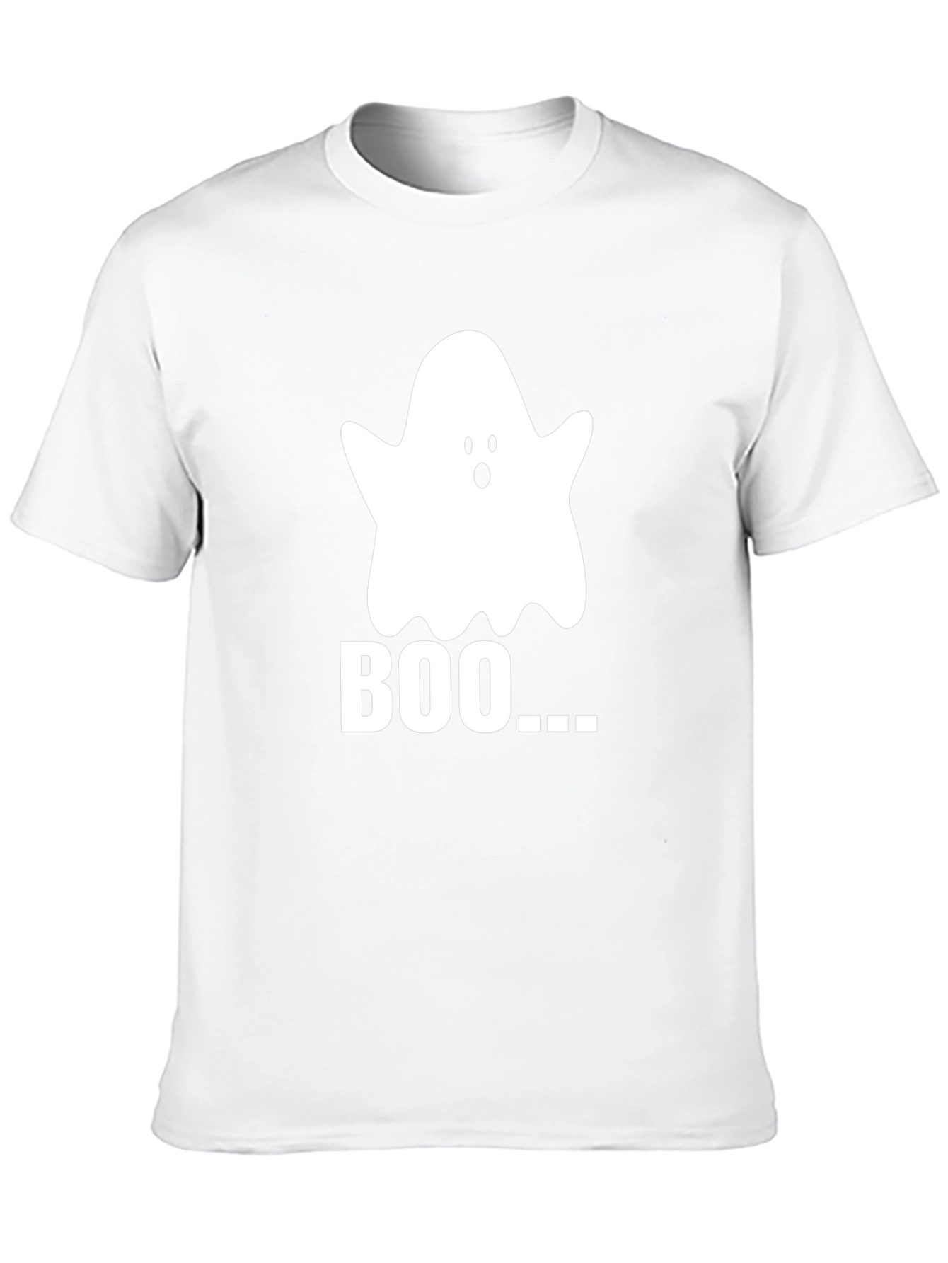 Boo Ghost Graphic Tee - Halloween Shirt