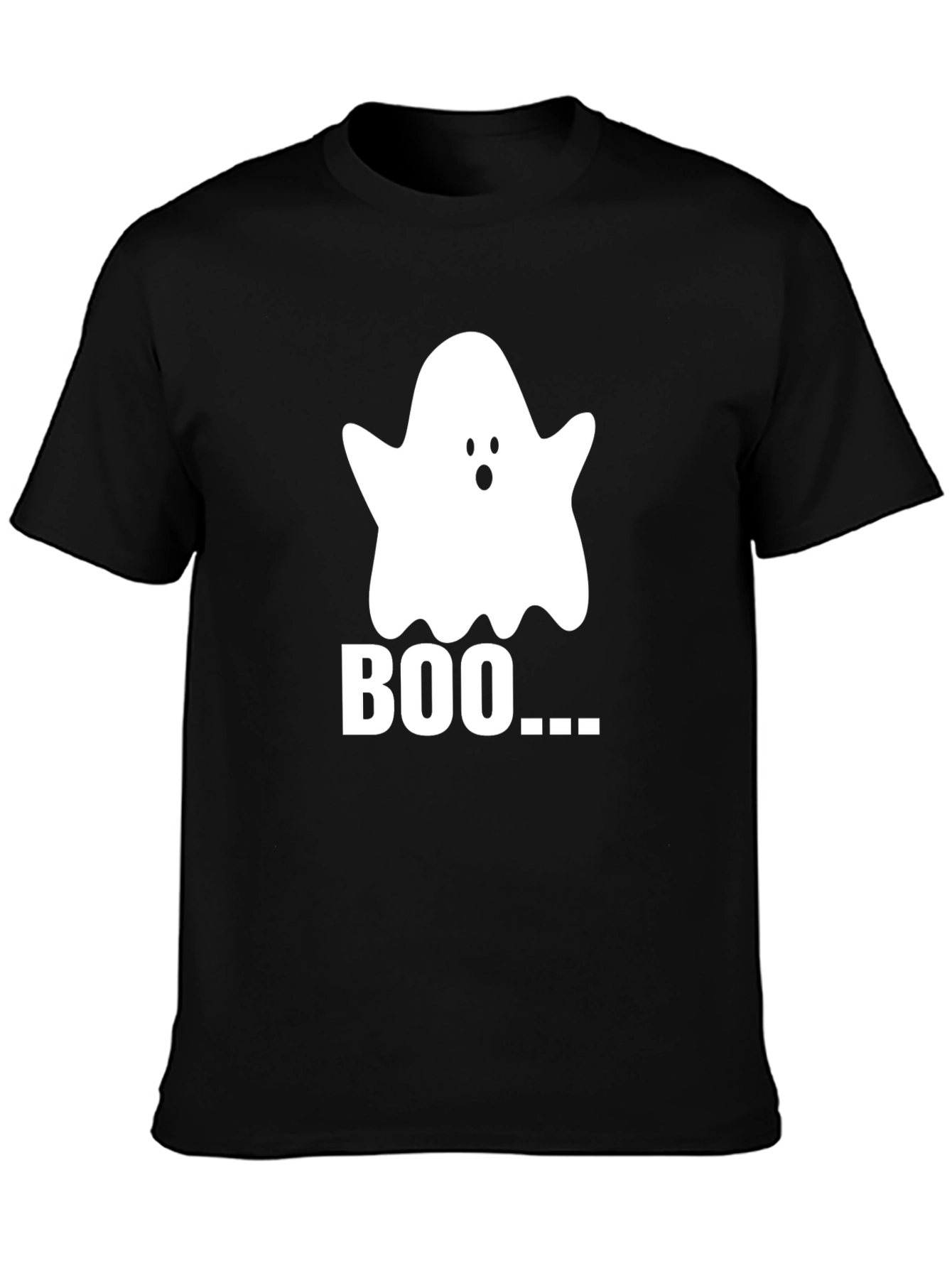 Boo Ghost Graphic Tee - Halloween Shirt