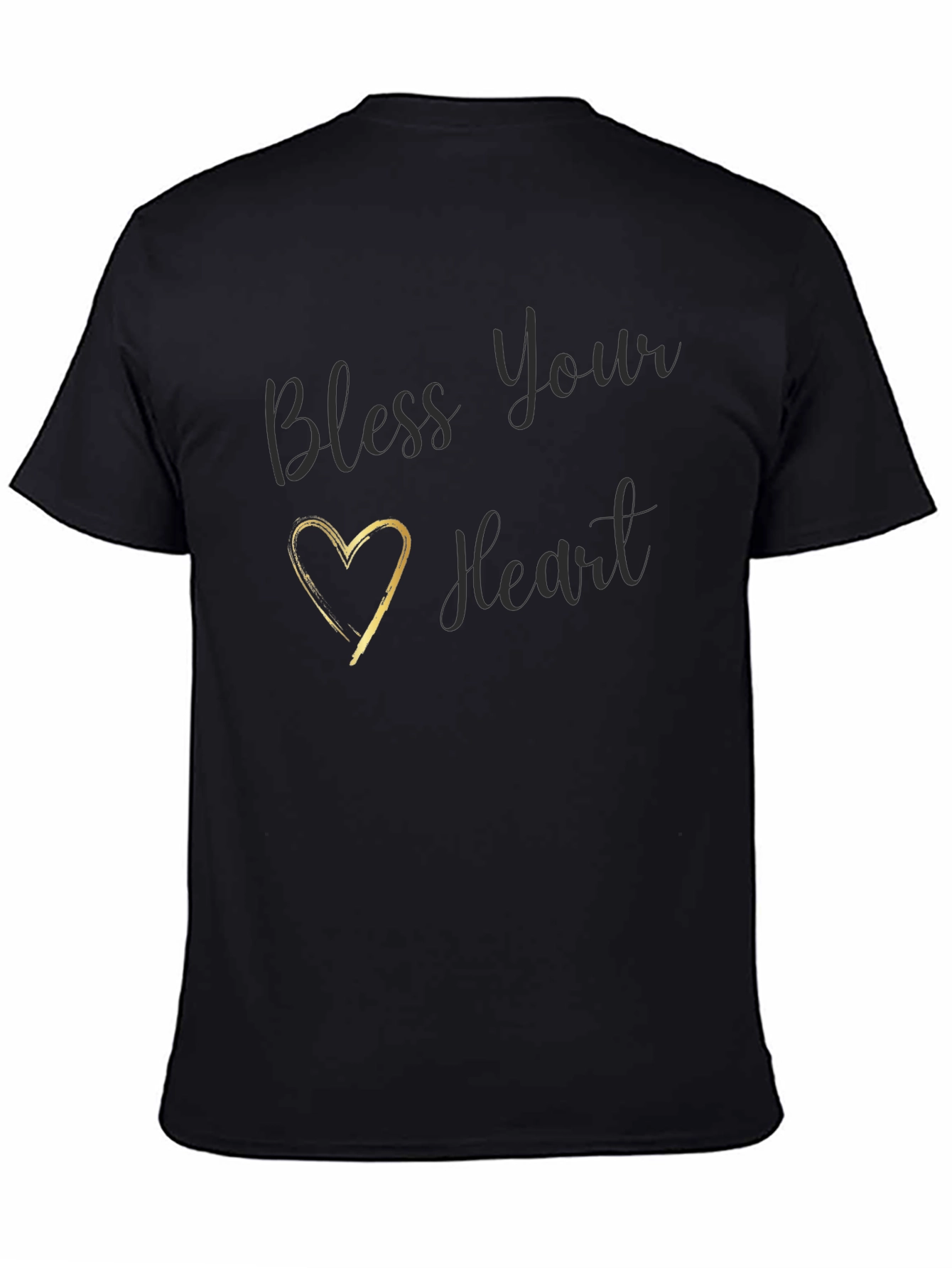 Bless Your Heart Black Graphic Tee