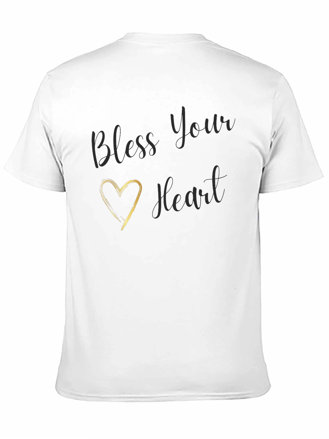 Bless Your Heart Black Graphic Tee