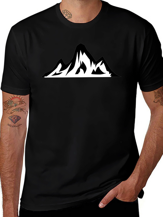 Mountain Graphic T-Shirt - Black