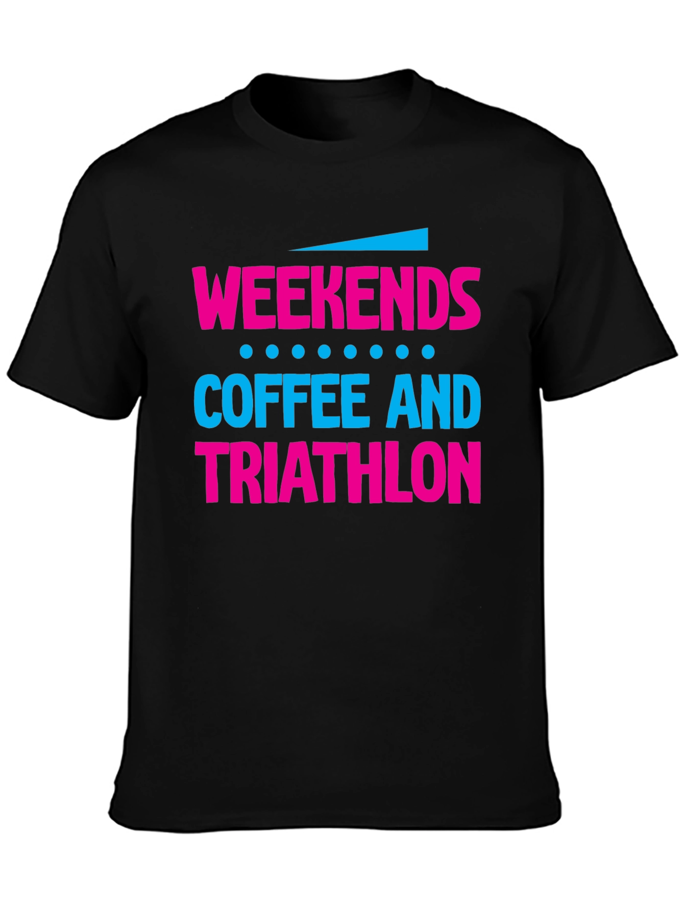 Weekends Coffee and Triathlon Graphic Tee