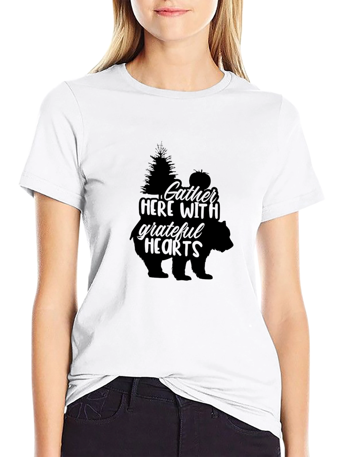 Gather Here With Grateful Hearts Tee