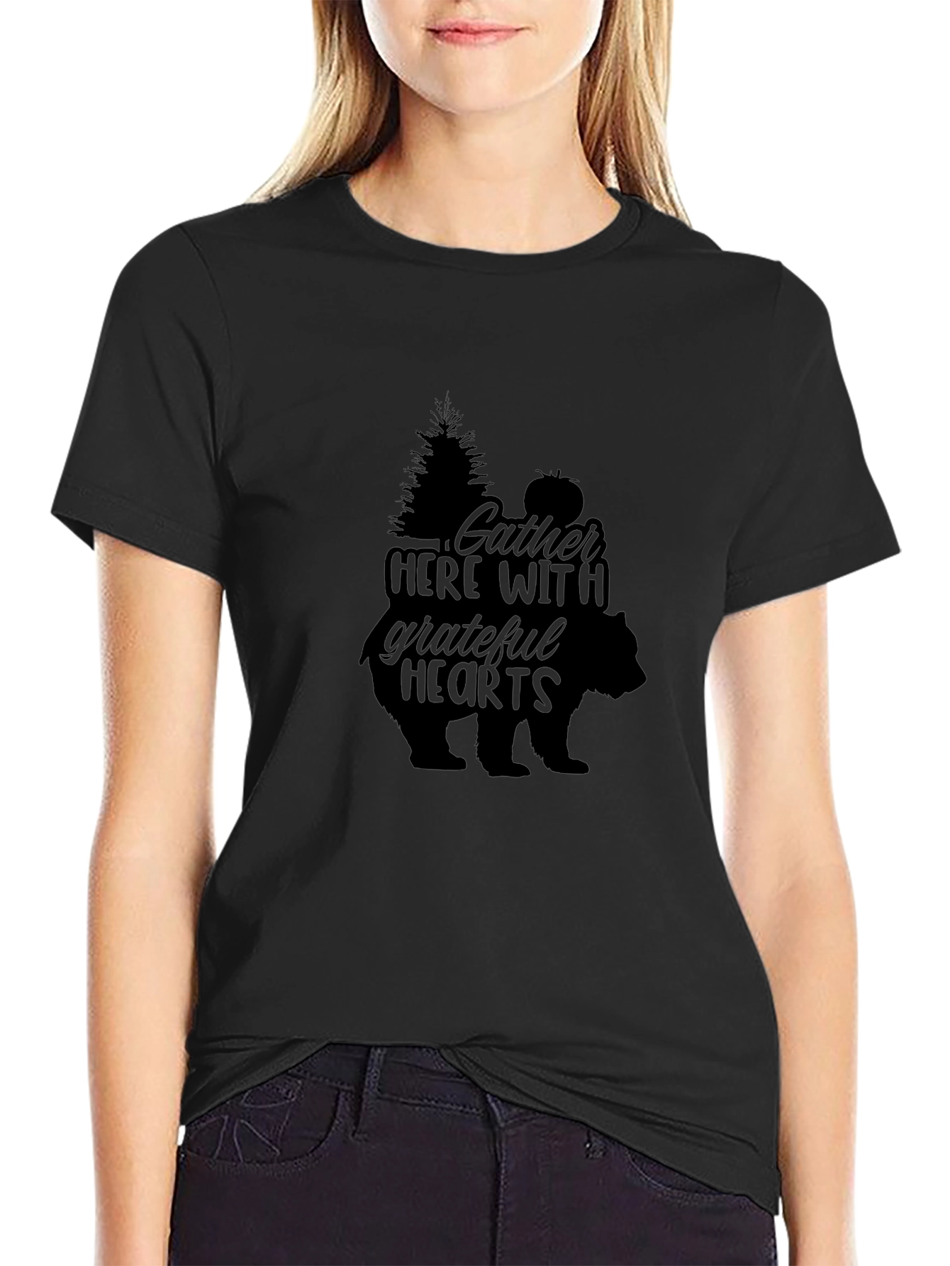 Gather Here With Grateful Hearts Tee