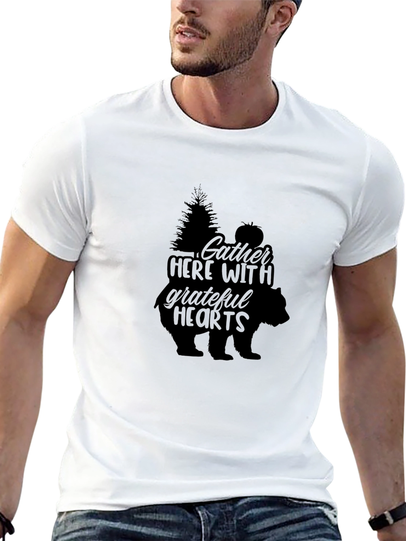 Gather Here With Grateful Hearts Tee