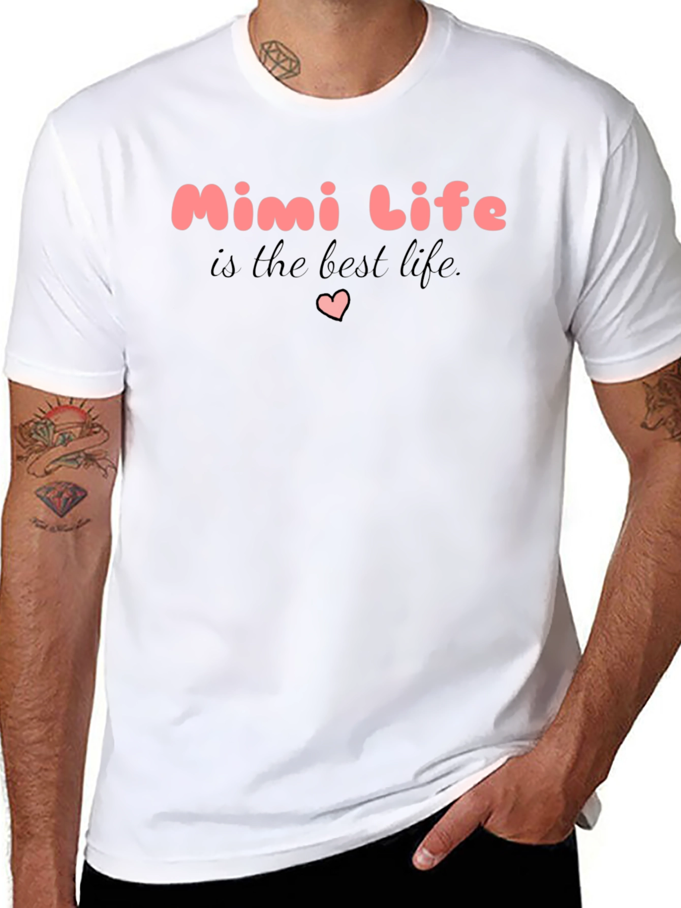 Mimi Life Black T-Shirt - The Best Life
