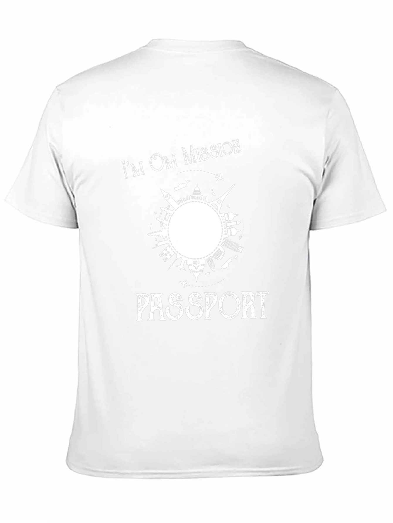Im OM Mission Passport Graphic T-Shirt - Black
