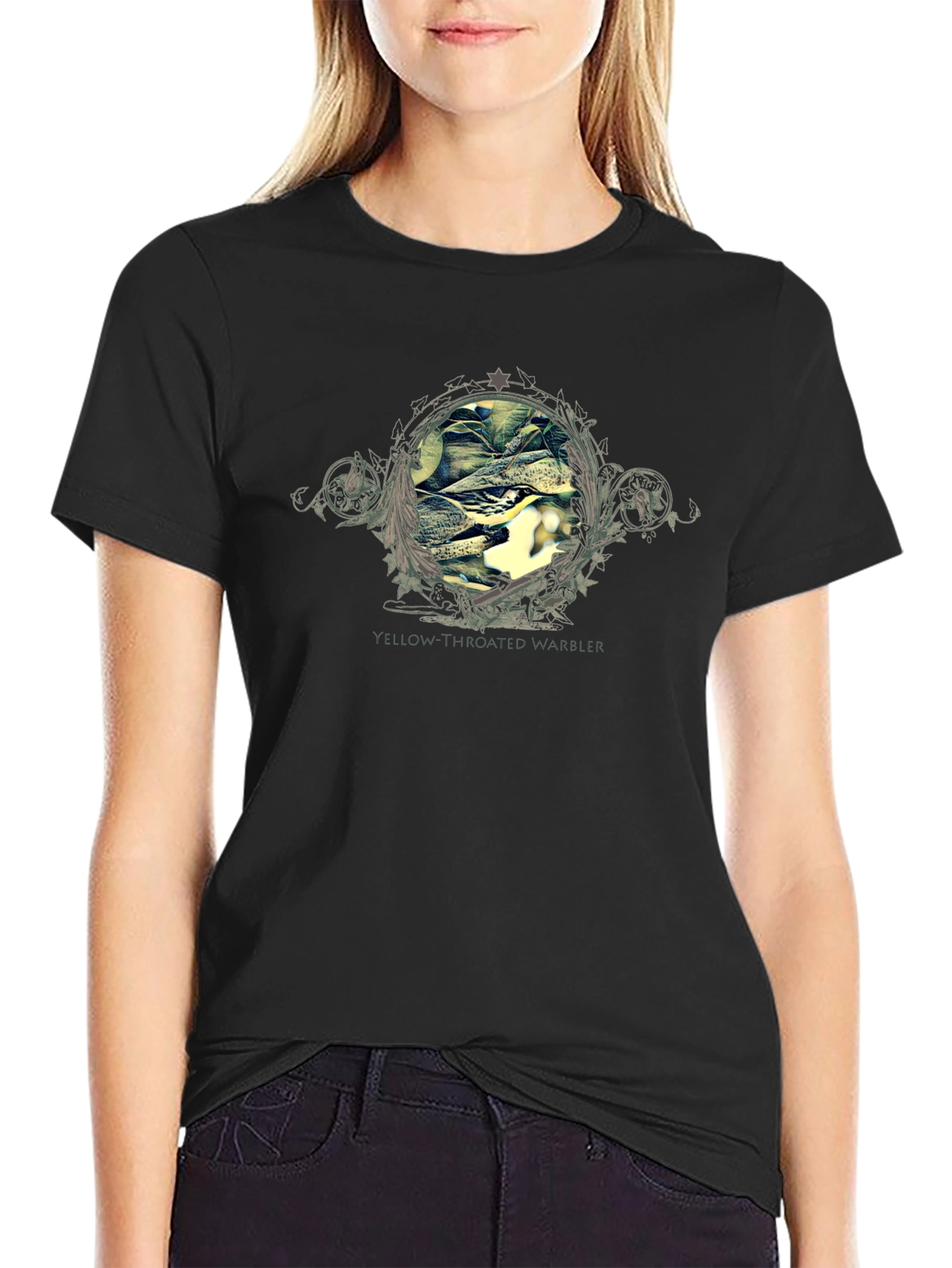 Yellow-Throated Warbler Graphic T-Shirt
