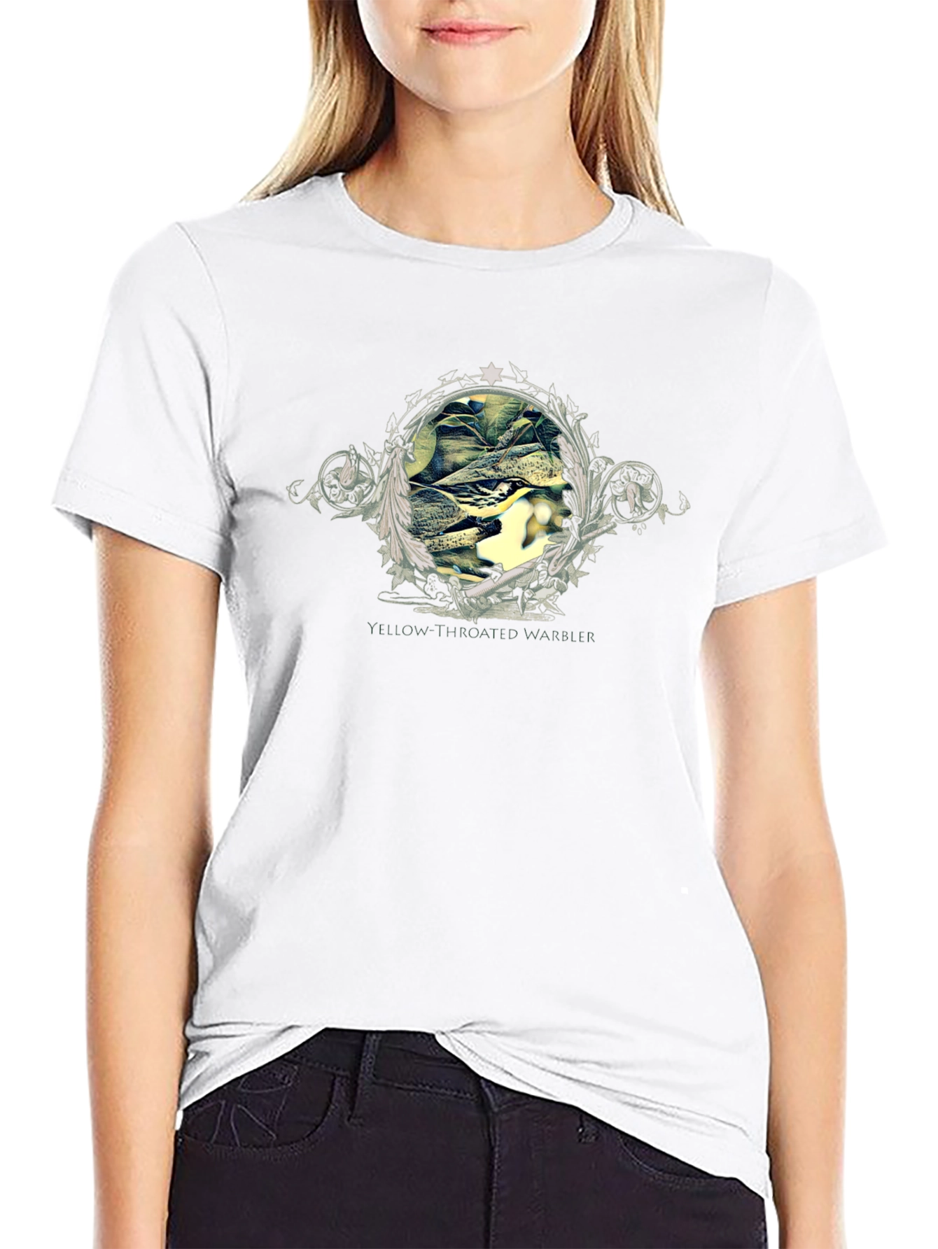 Yellow-Throated Warbler Graphic T-Shirt