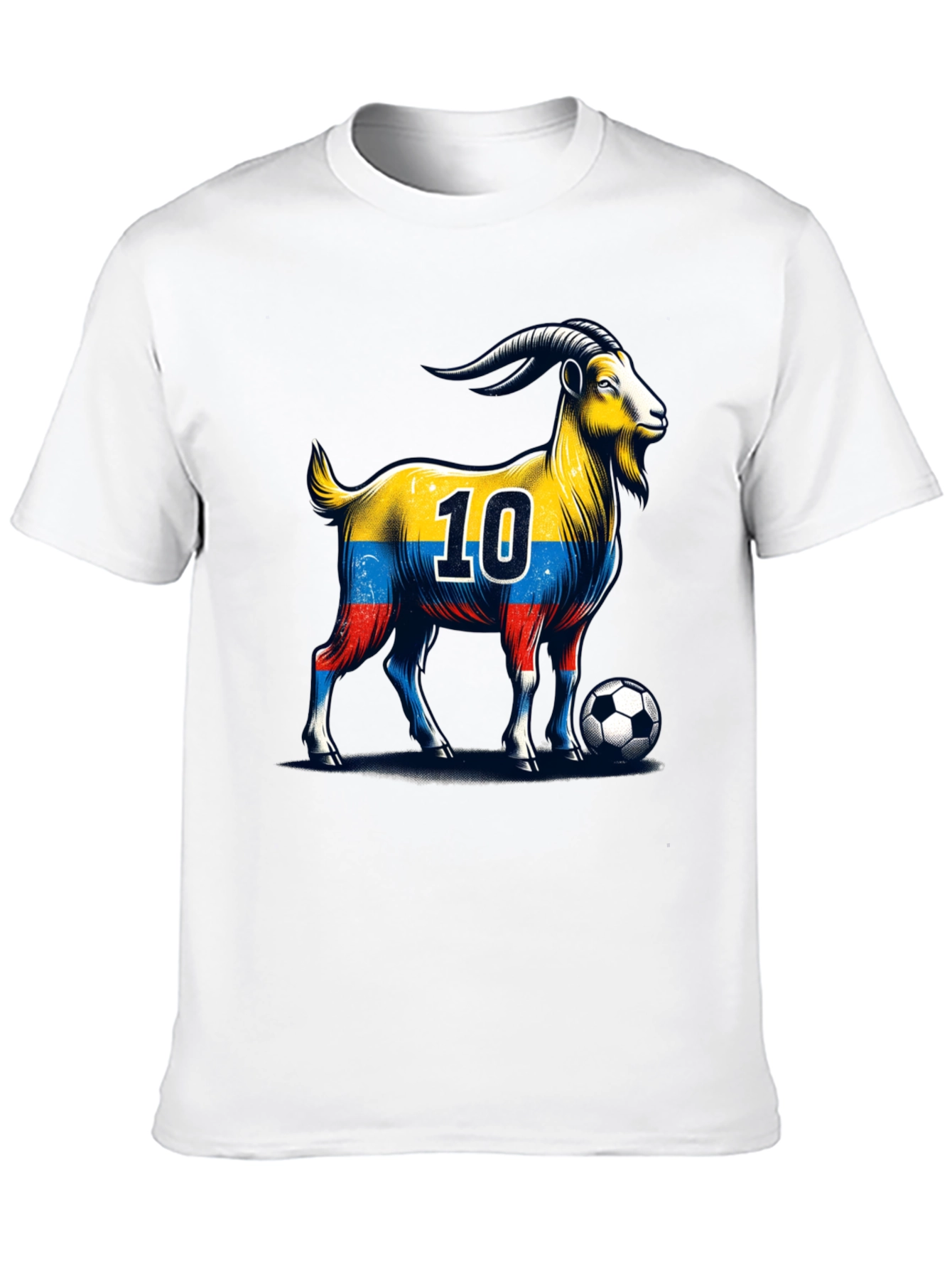 Colombia Soccer Goat Graphic Tee