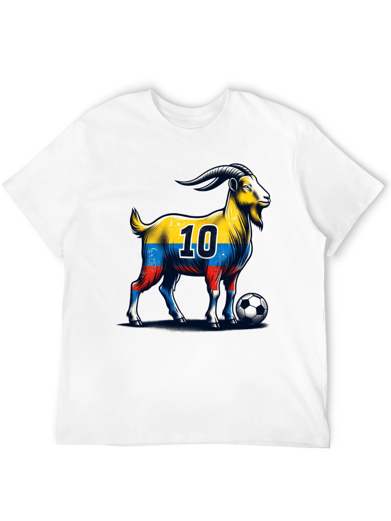 Colombia Soccer Goat Graphic Tee