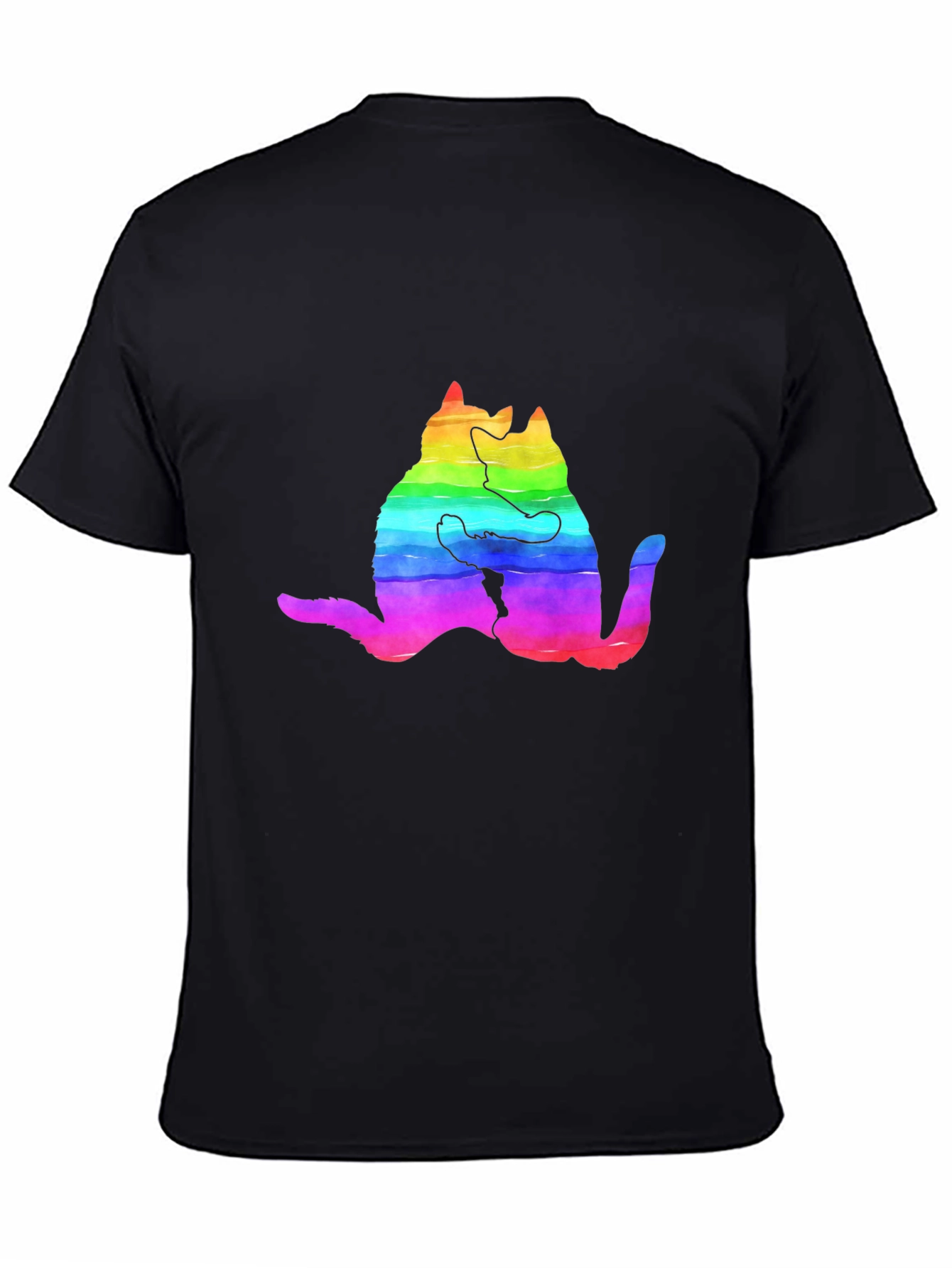 Rainbow Cat Hug T-Shirt