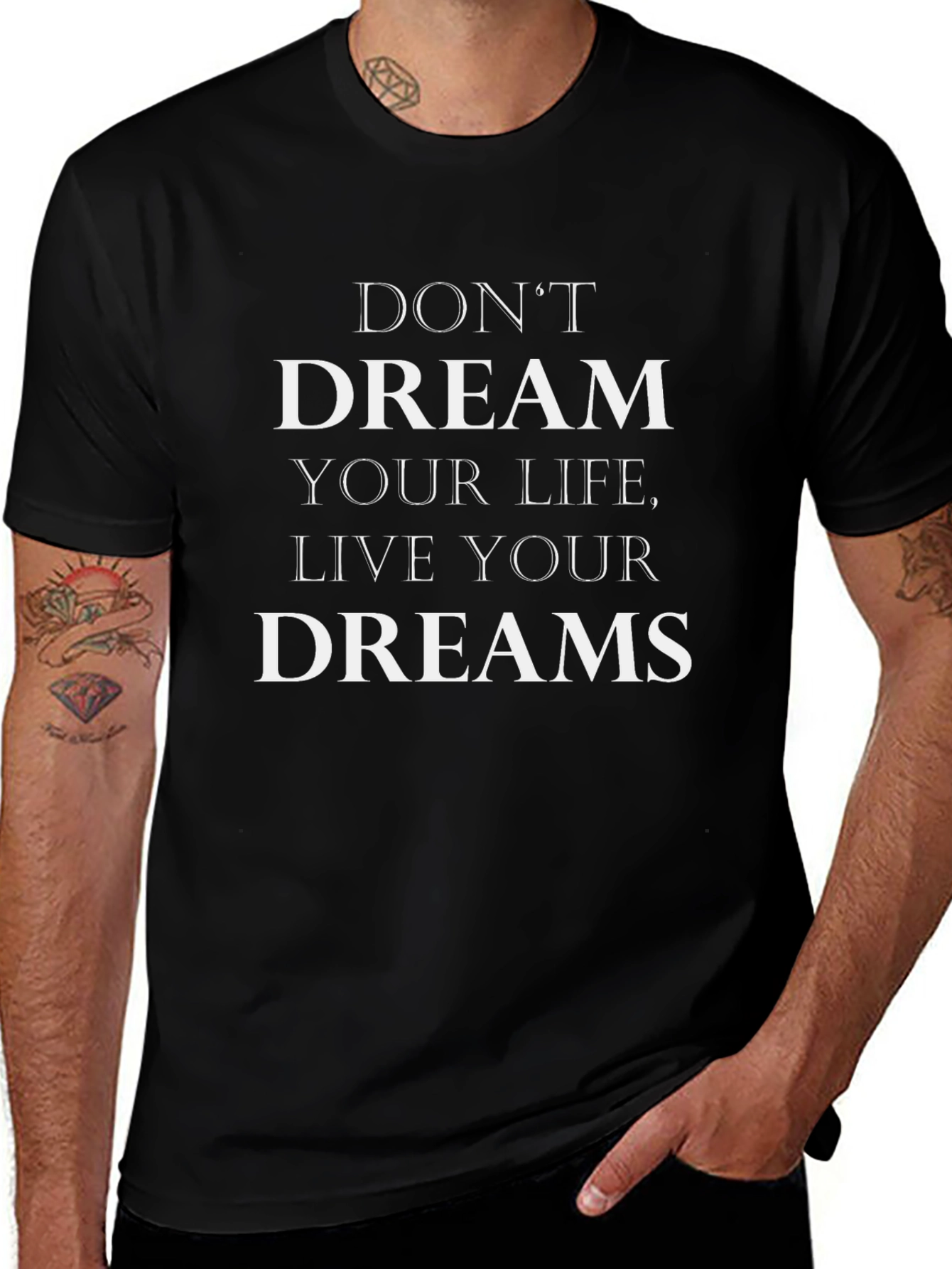 Inspirational Graphic T-Shirt - Dream Big