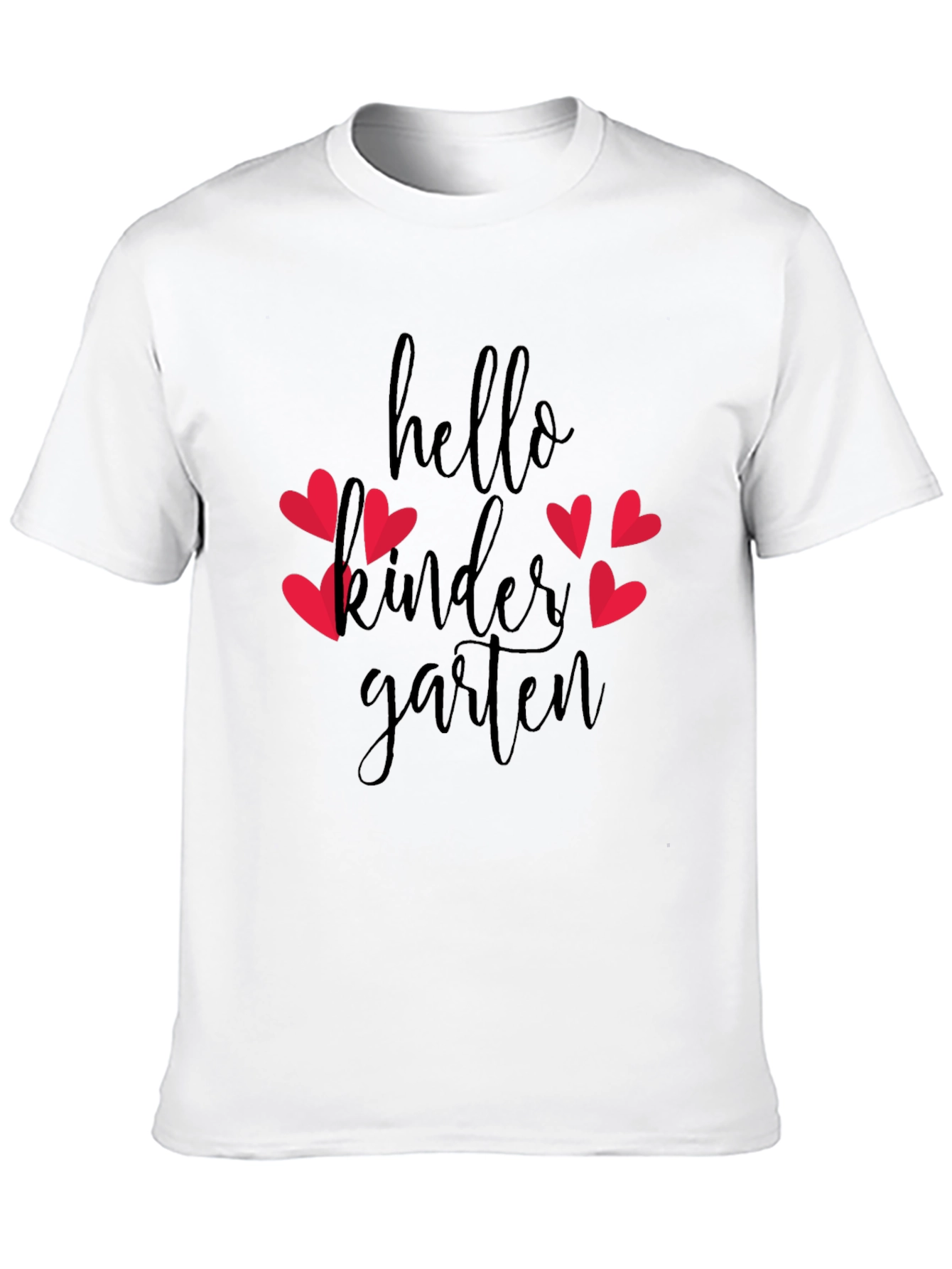 Hello Kindergarten Heart Tee