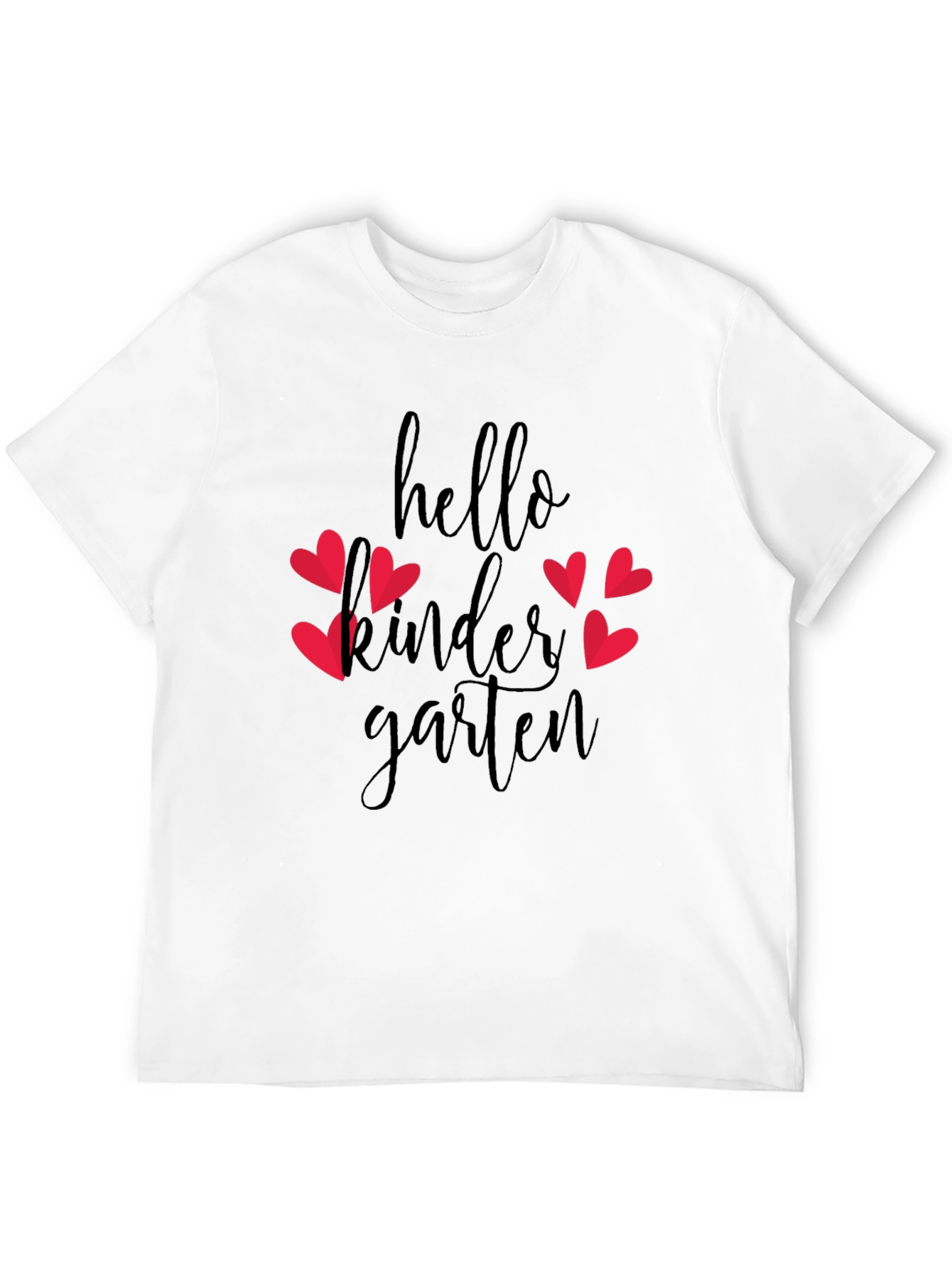 Hello Kindergarten Heart Tee
