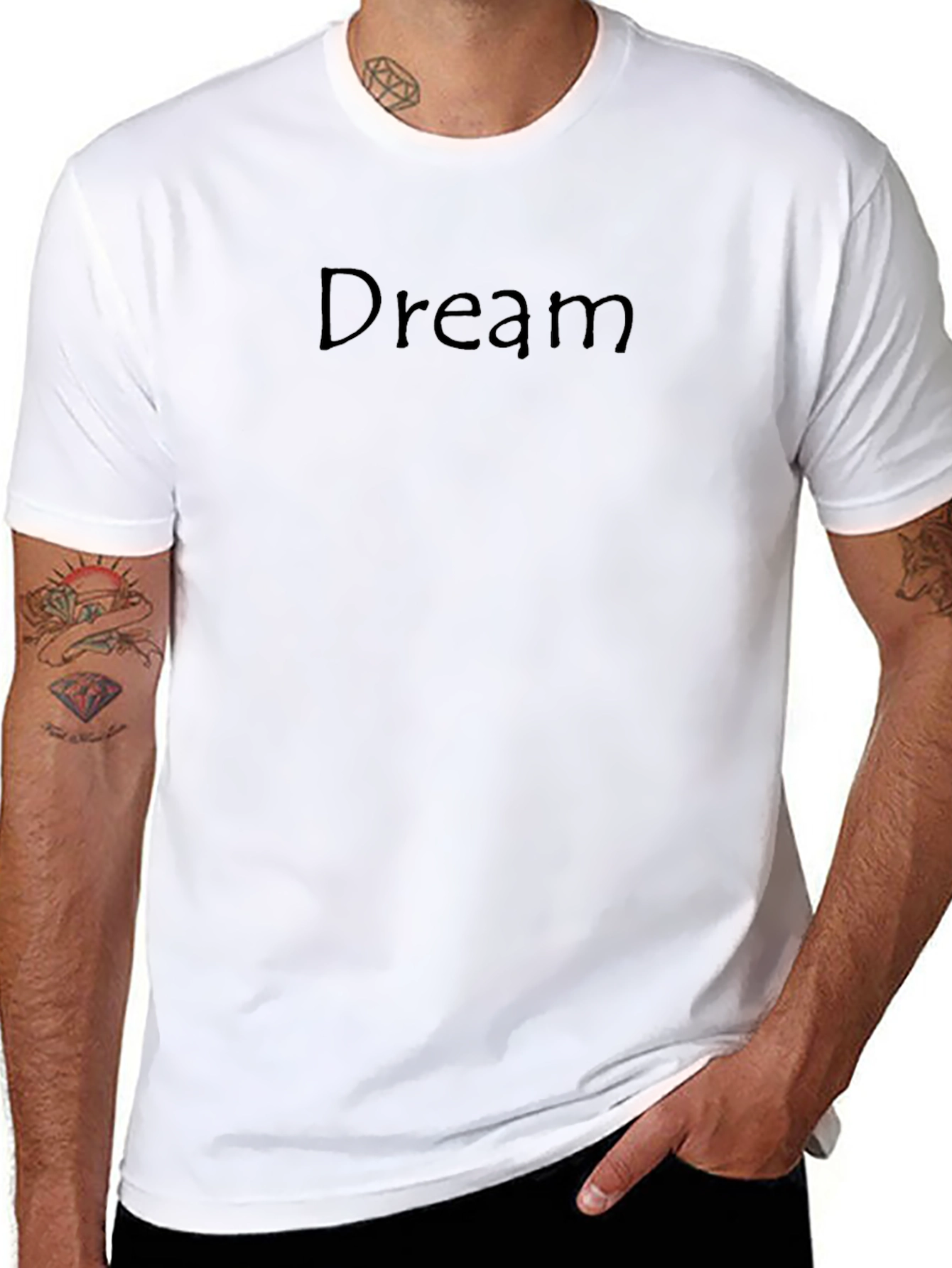 Dream Black Graphic T-Shirt