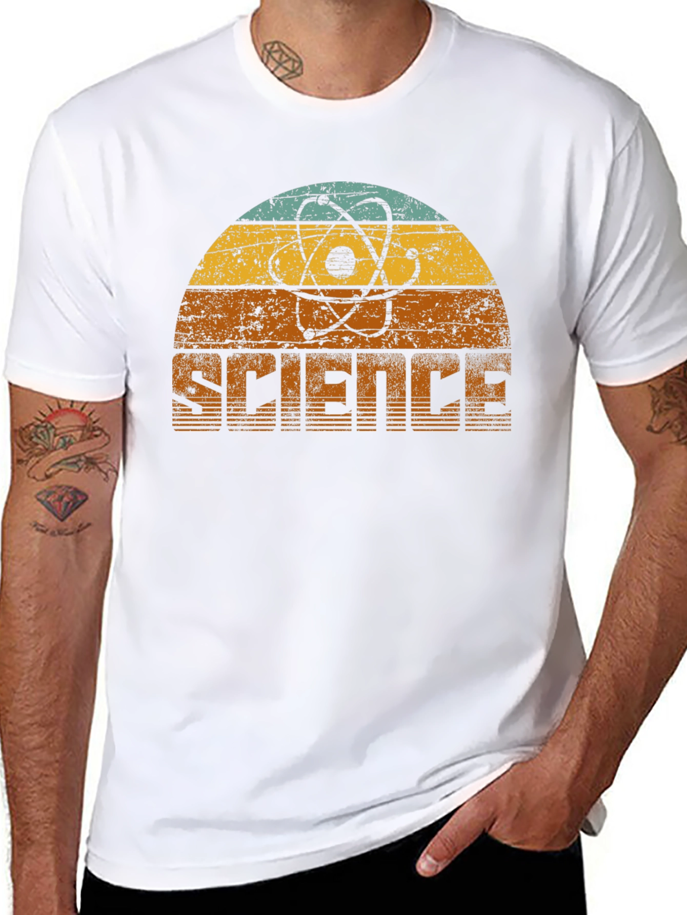Science Atom T-Shirt - Retro Style