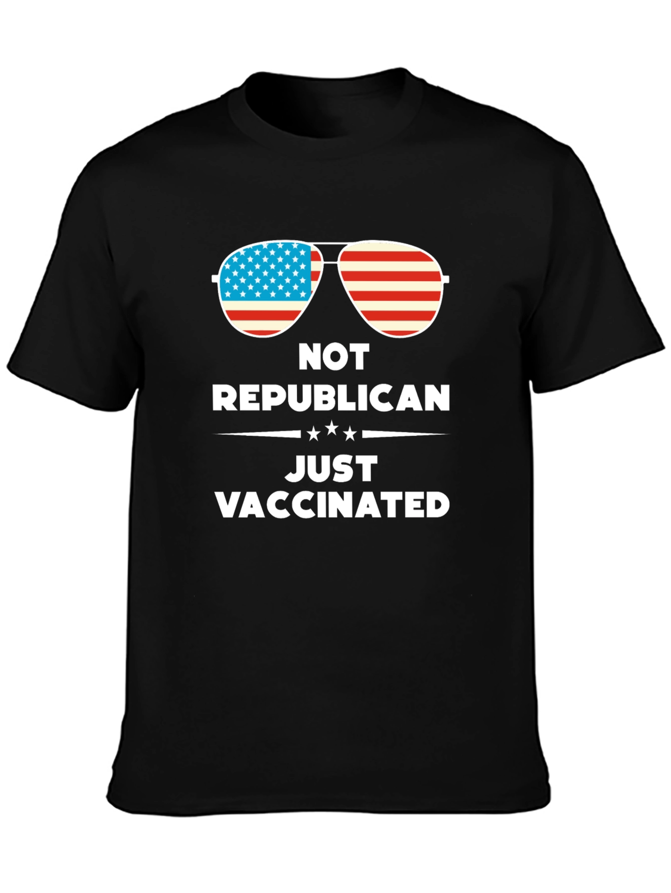 Not Republican Just Vaccinated Graphic Tee