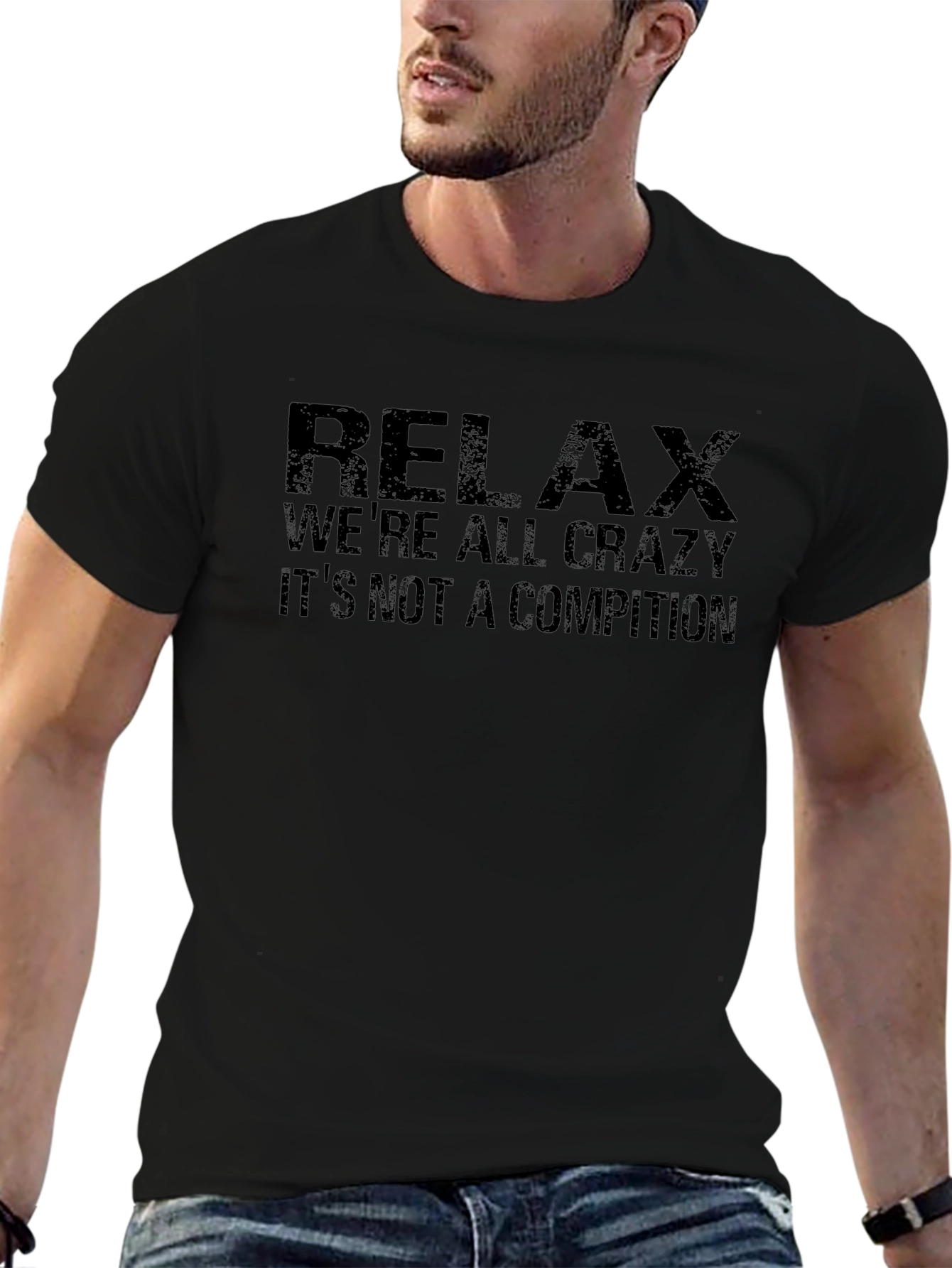 Relax Graphic Tee - Crazy Crew Comfort Shirt