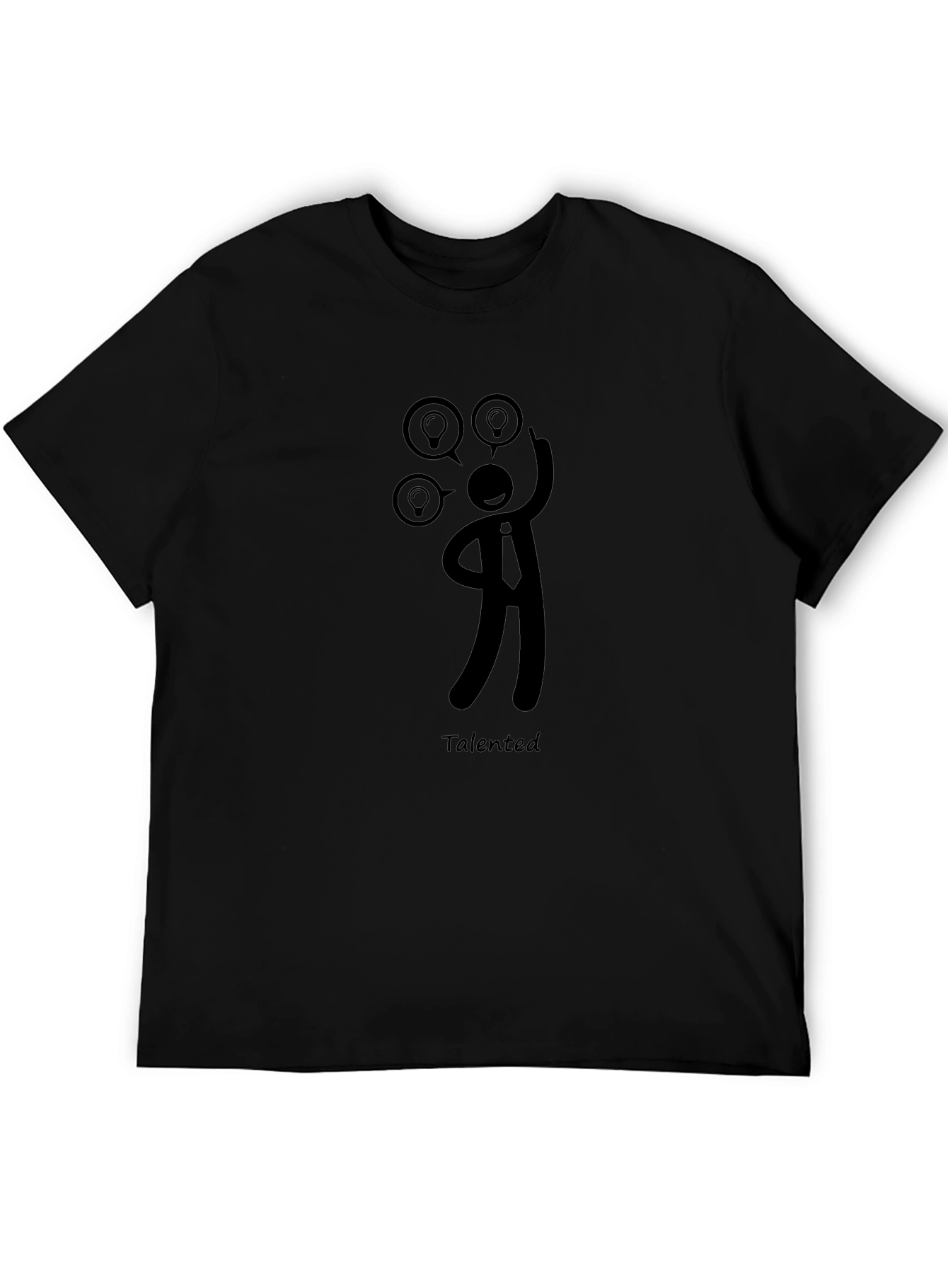 Talented Idea Man Black Graphic Tee