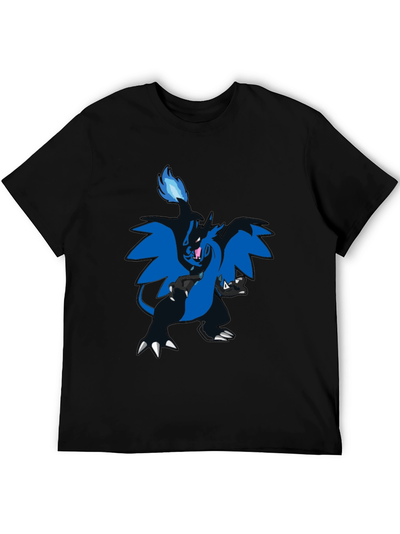 Black T-Shirt with Charizard Design