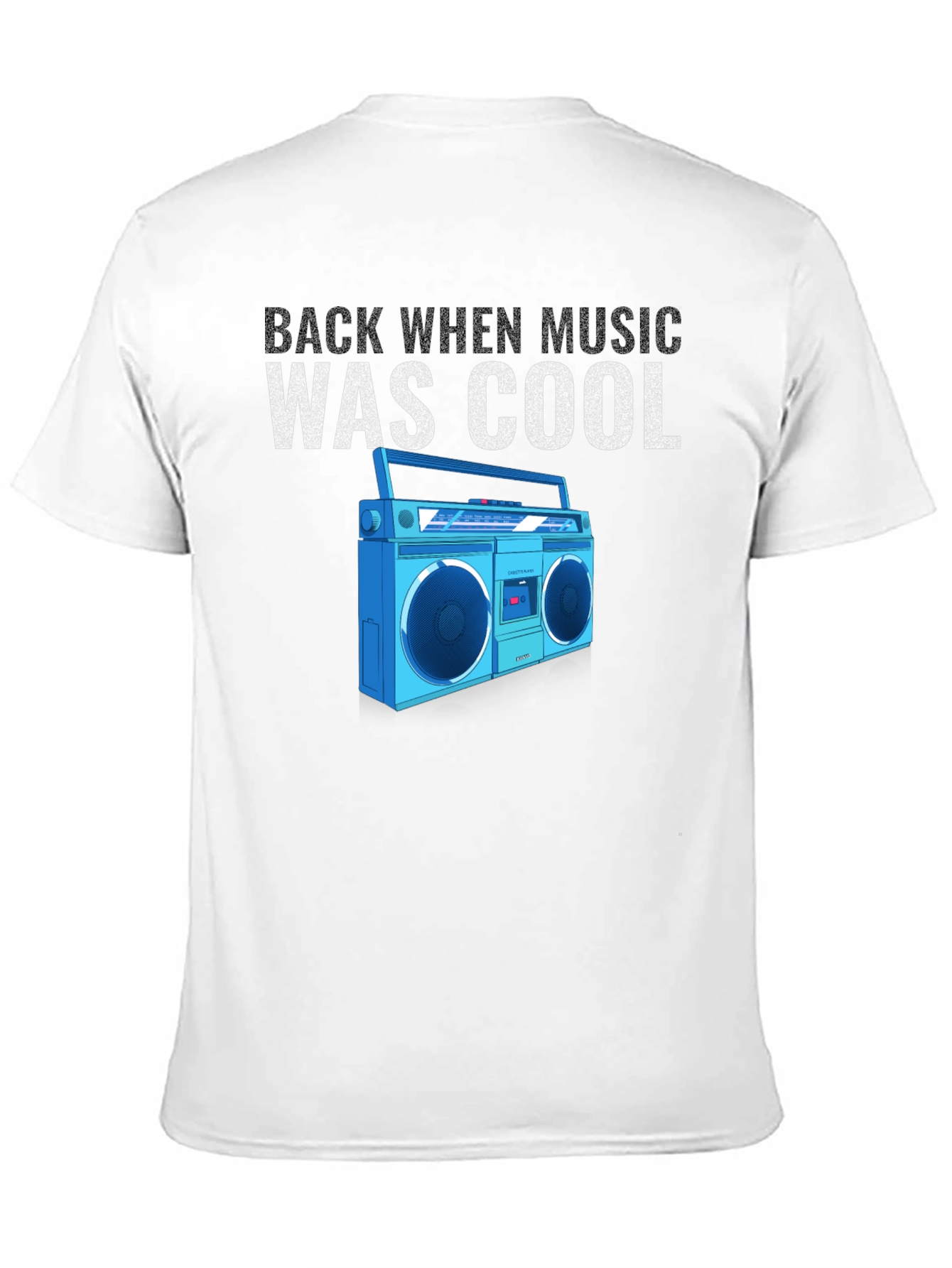 Retro Music T-Shirt - Back When Music Was Cool