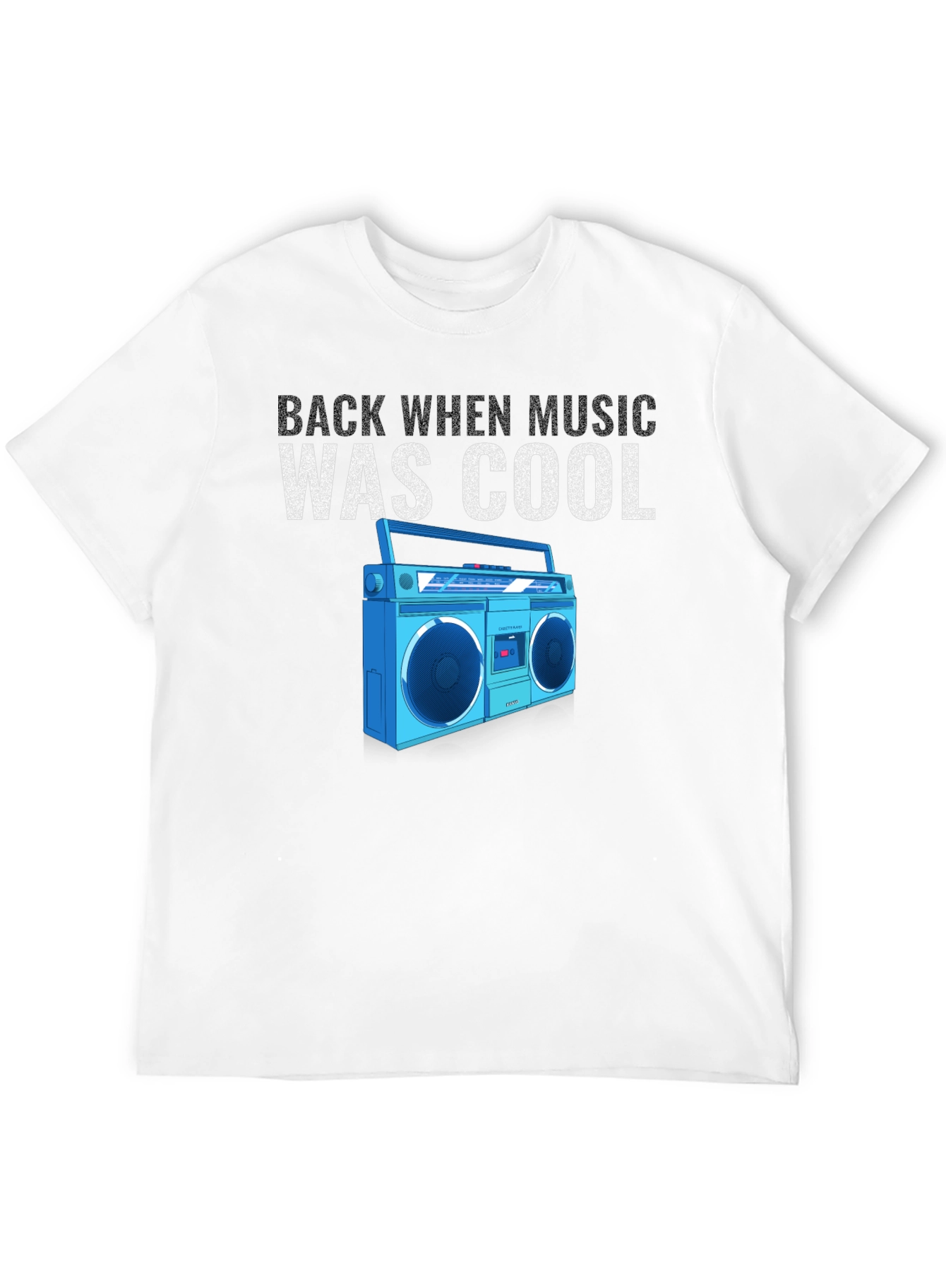 Retro Music T-Shirt - Back When Music Was Cool