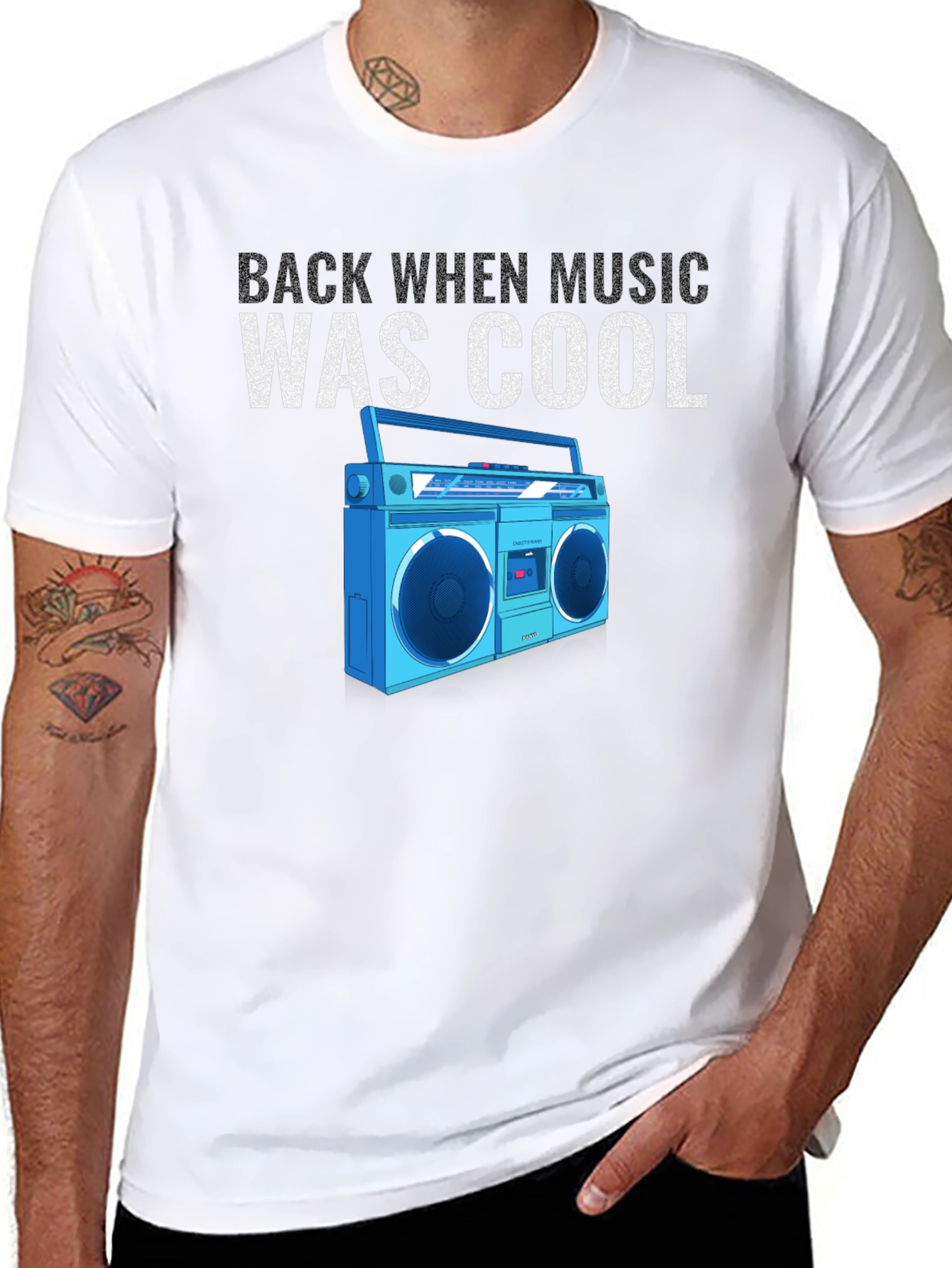 Retro Music T-Shirt - Back When Music Was Cool