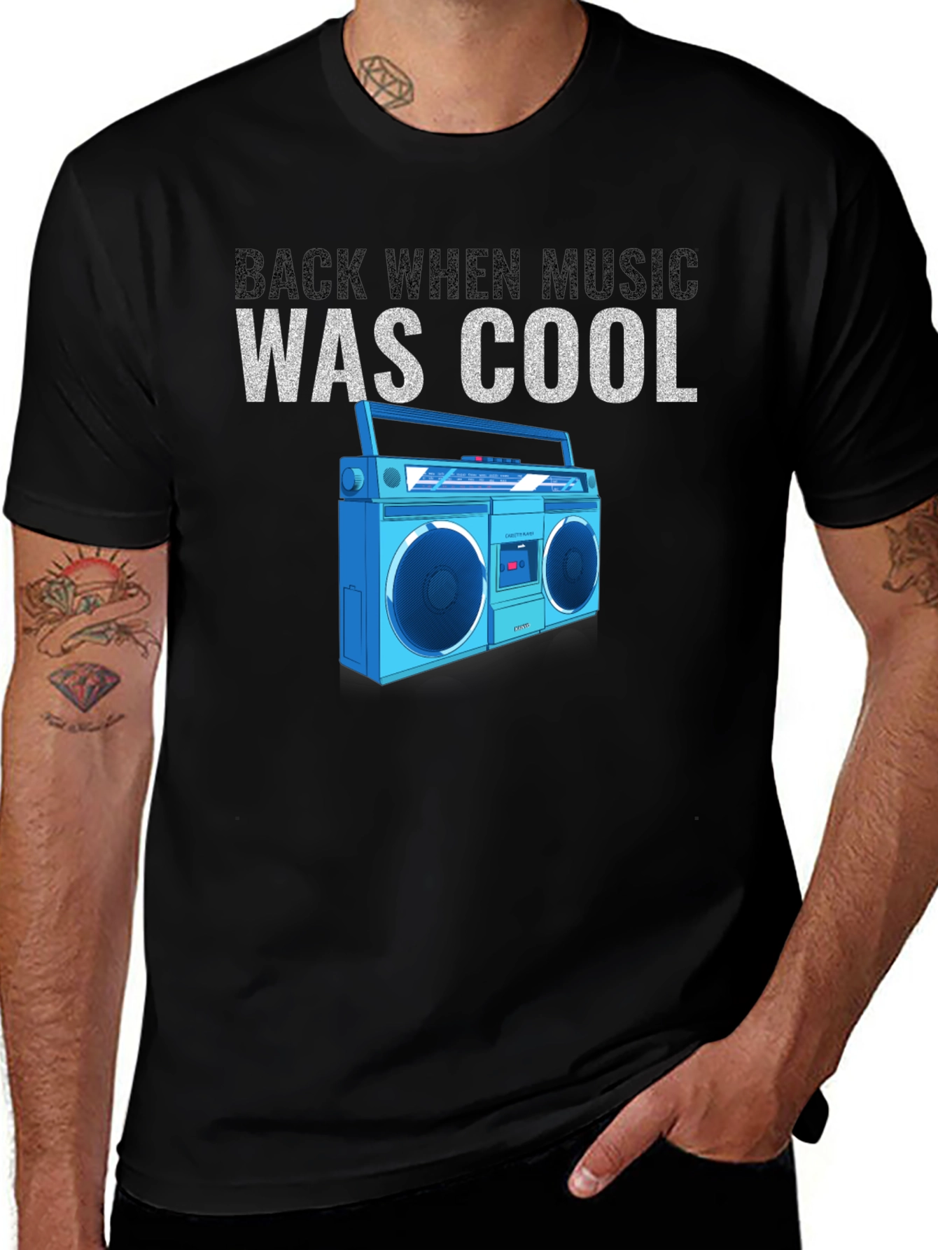 Retro Music T-Shirt - Back When Music Was Cool